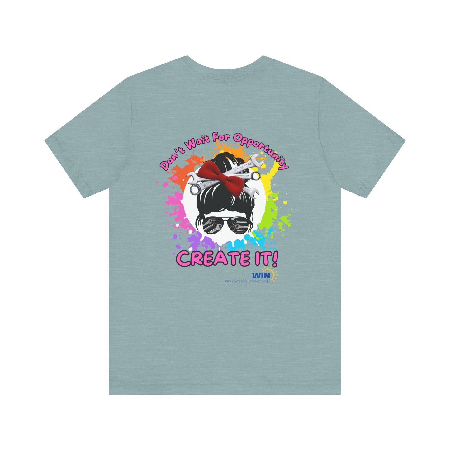 Shop Grrl - Unisex Jersey Short Sleeve Tee - Don't wait for opportunity