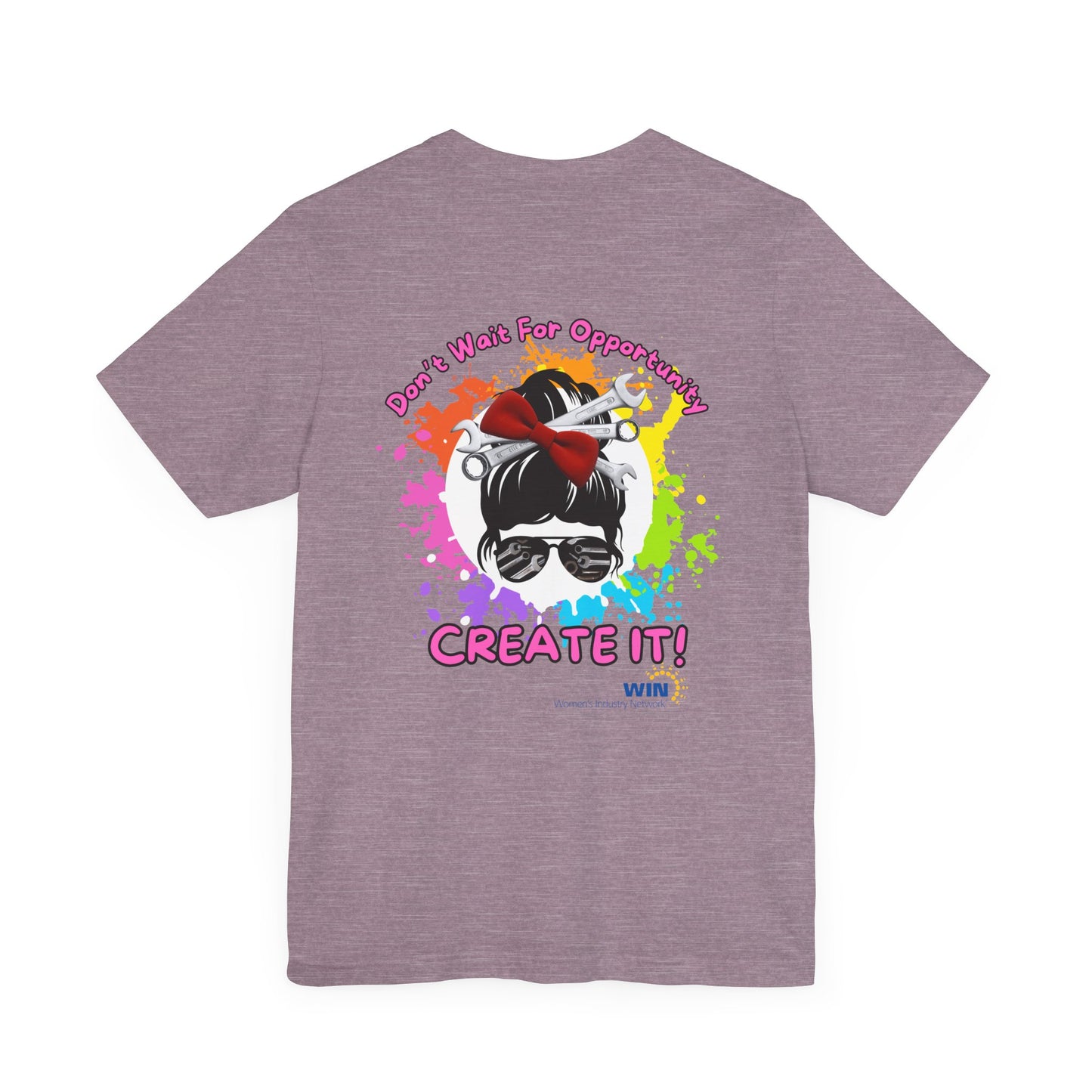 Shop Grrl - Unisex Jersey Short Sleeve Tee - Don't wait for opportunity