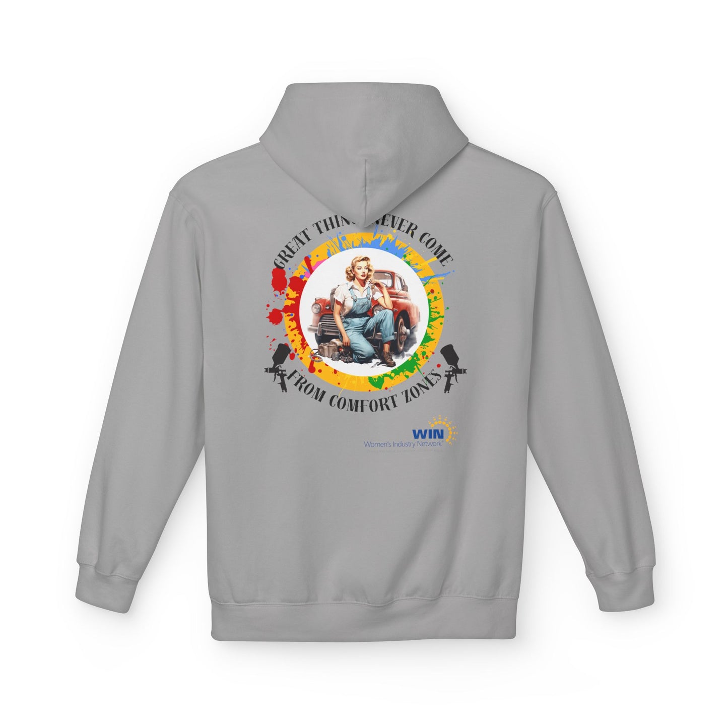 Shop Grrl - Unisex Midweight Softstyle Fleece Hoodie - Comfort Zone