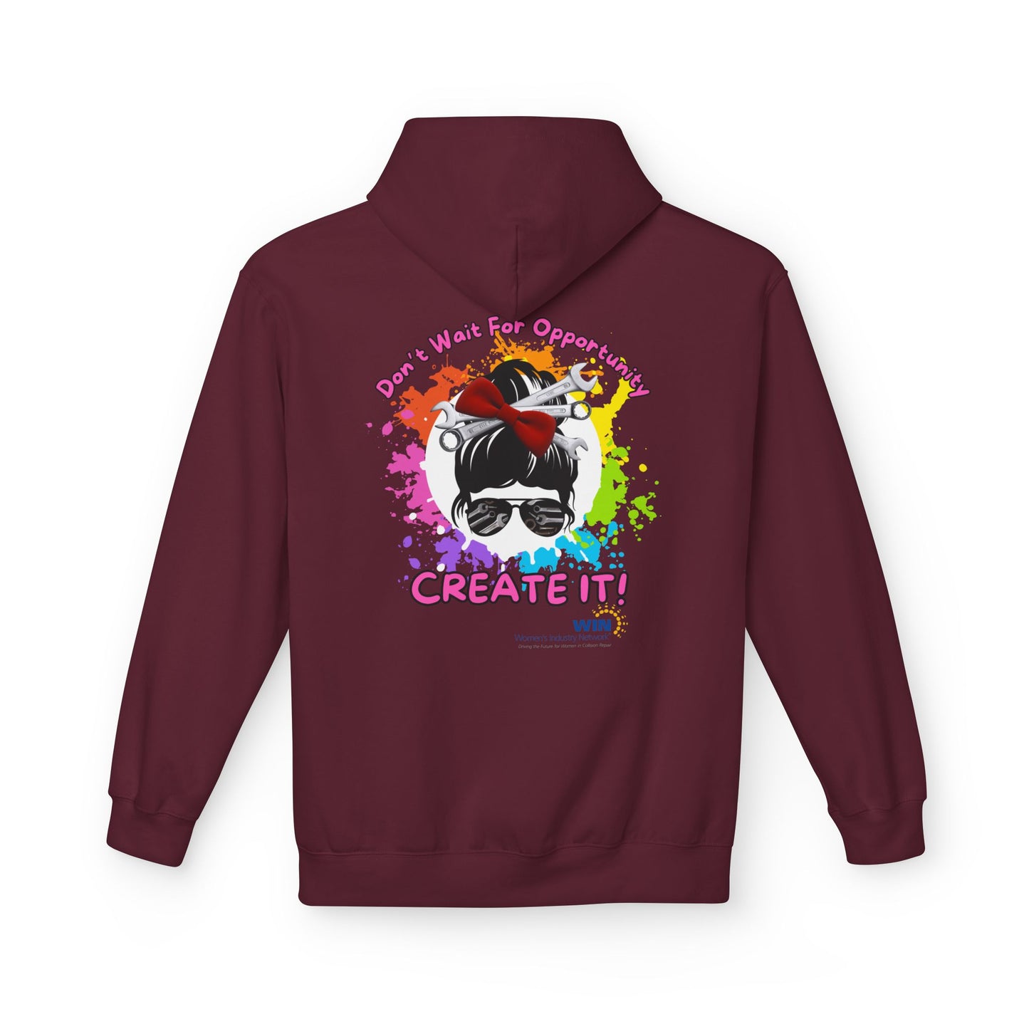 Shop Grrl - Unisex Midweight Softstyle Fleece Hoodie - Don't wait for opportunity