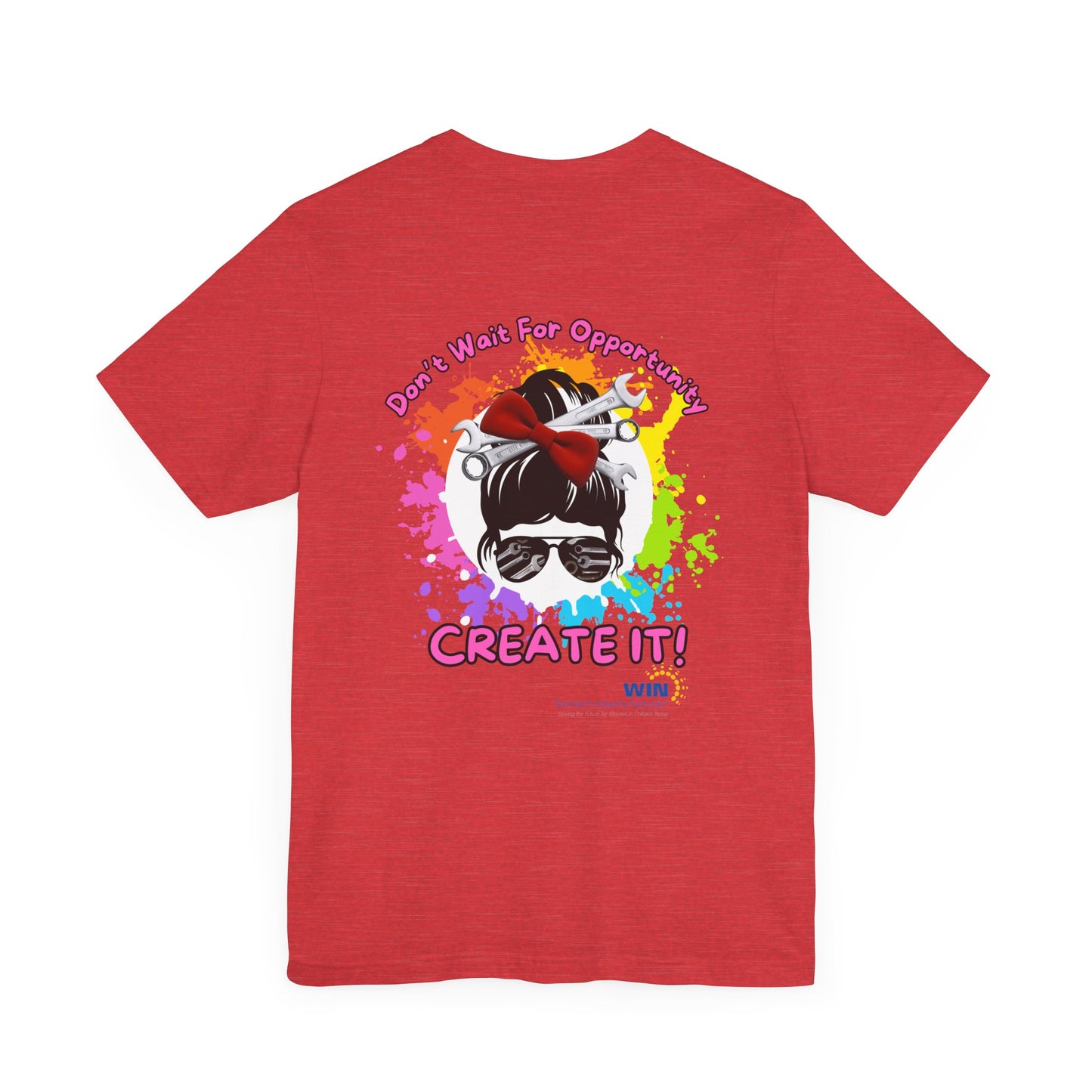 Shop Grrl - Unisex Jersey Short Sleeve Tee - Don't wait for opportunity