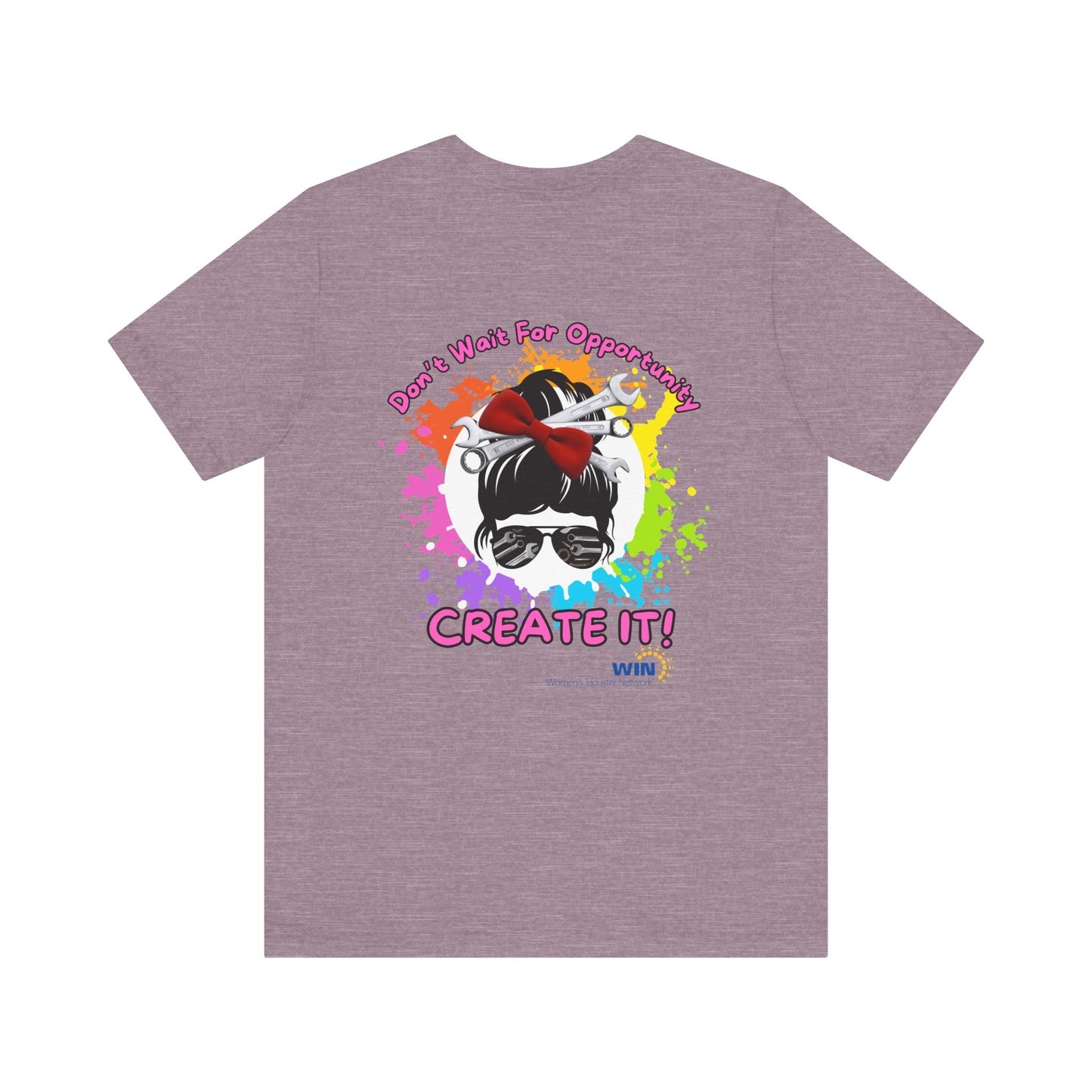 Shop Grrl - Unisex Jersey Short Sleeve Tee - Don't wait for opportunity