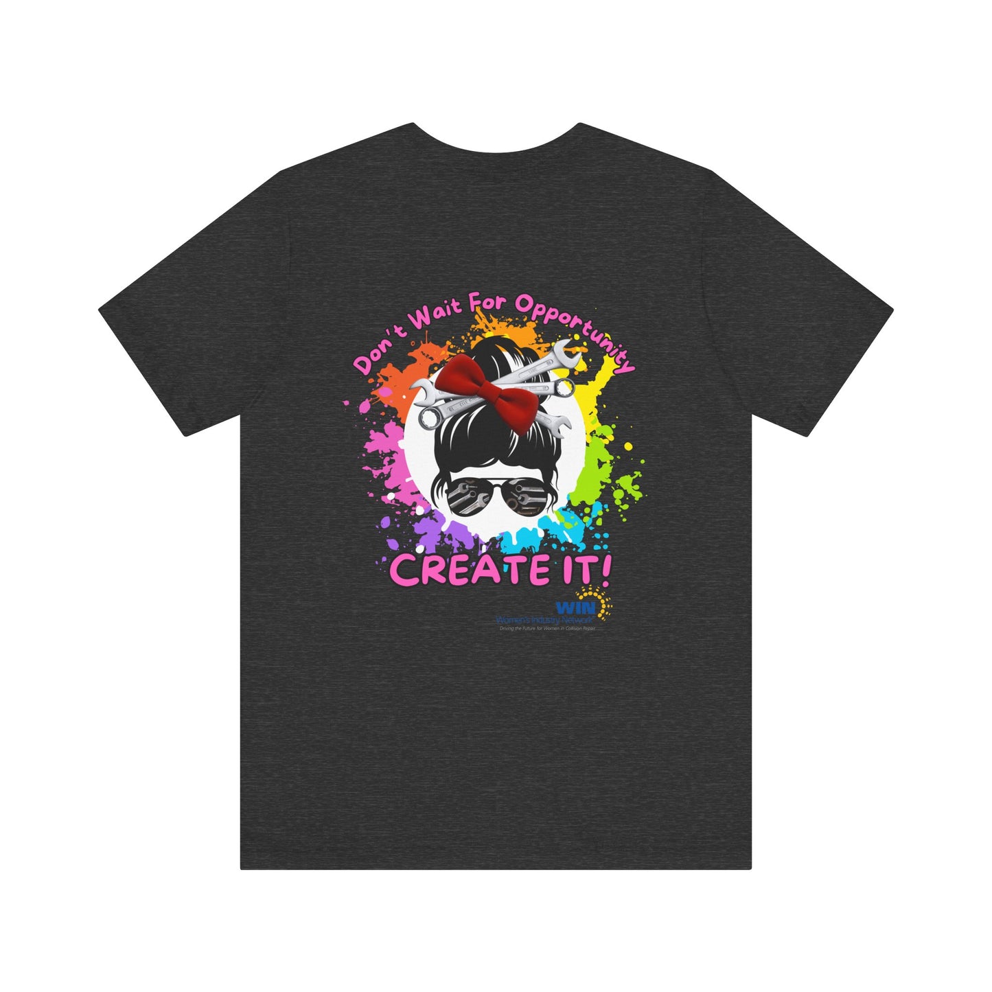 Shop Grrl - Unisex Jersey Short Sleeve Tee - Don't wait for opportunity