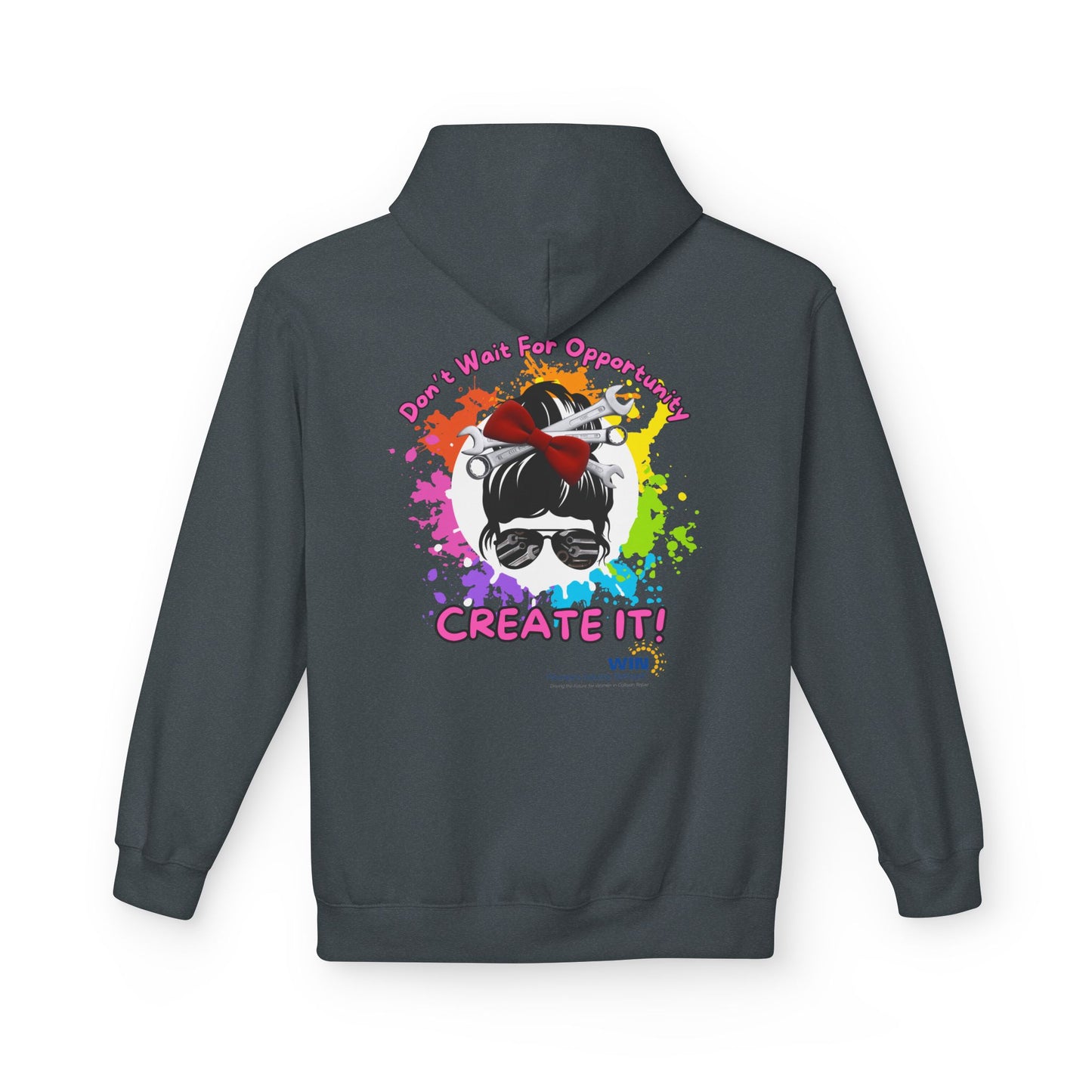 Shop Grrl - Unisex Midweight Softstyle Fleece Hoodie - Don't wait for opportunity