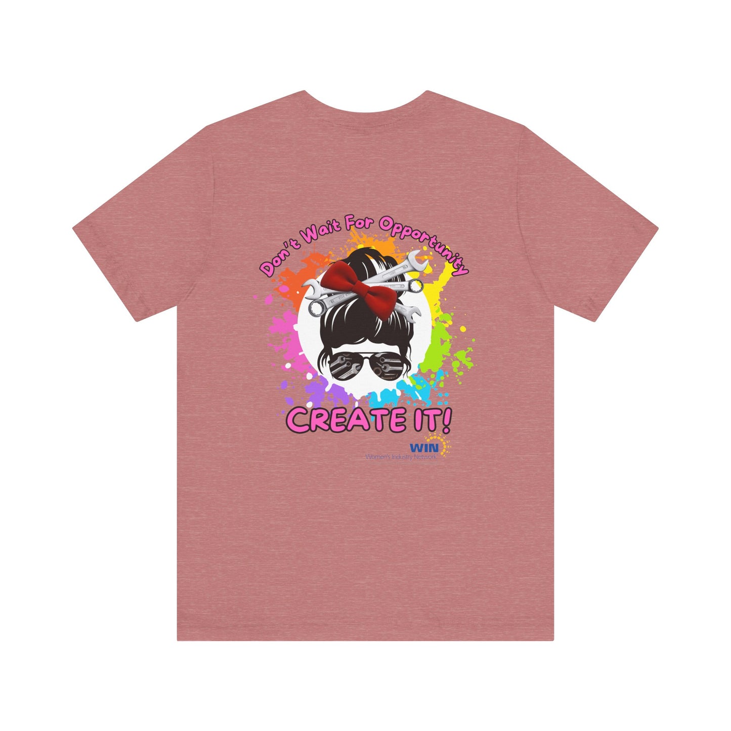 Shop Grrl - Unisex Jersey Short Sleeve Tee - Don't wait for opportunity