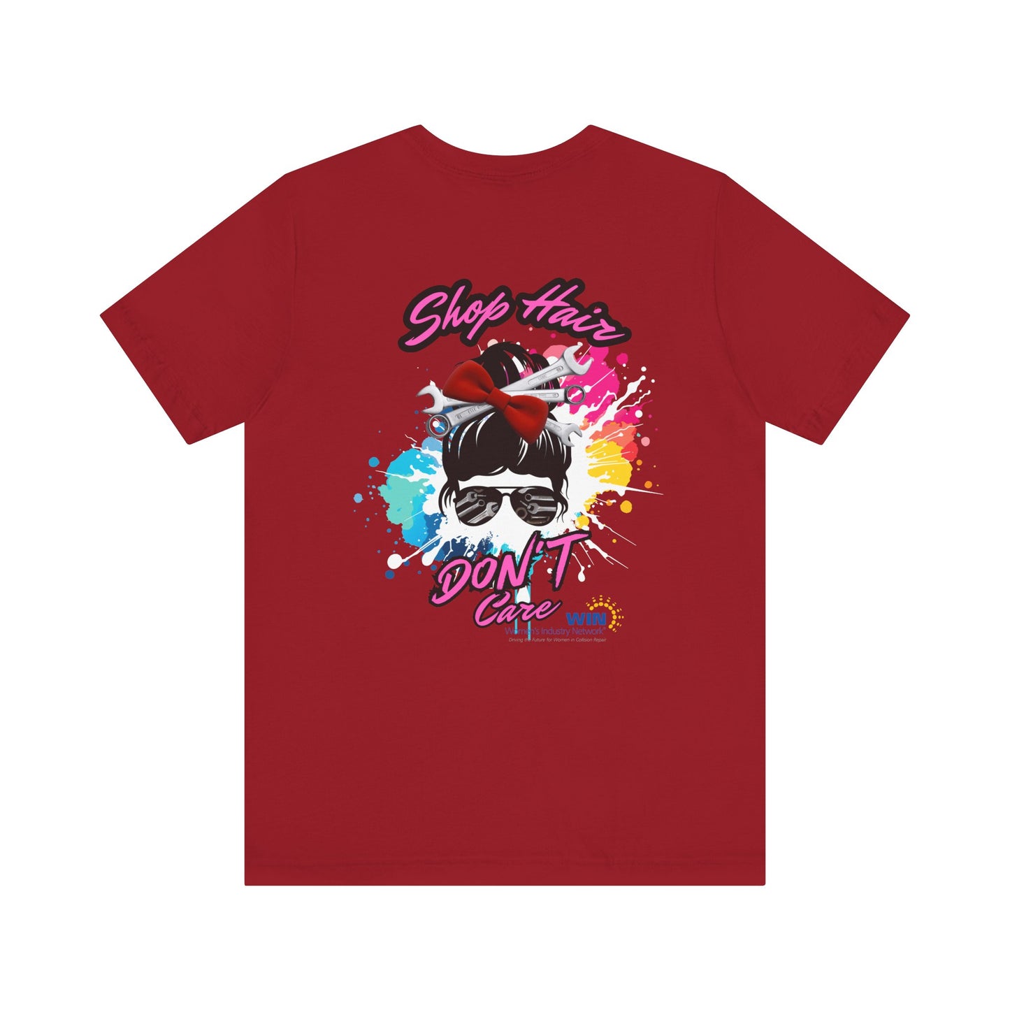 Shop Grrl - Unisex Jersey Short Sleeve Tee - Shop Hair Don't Care