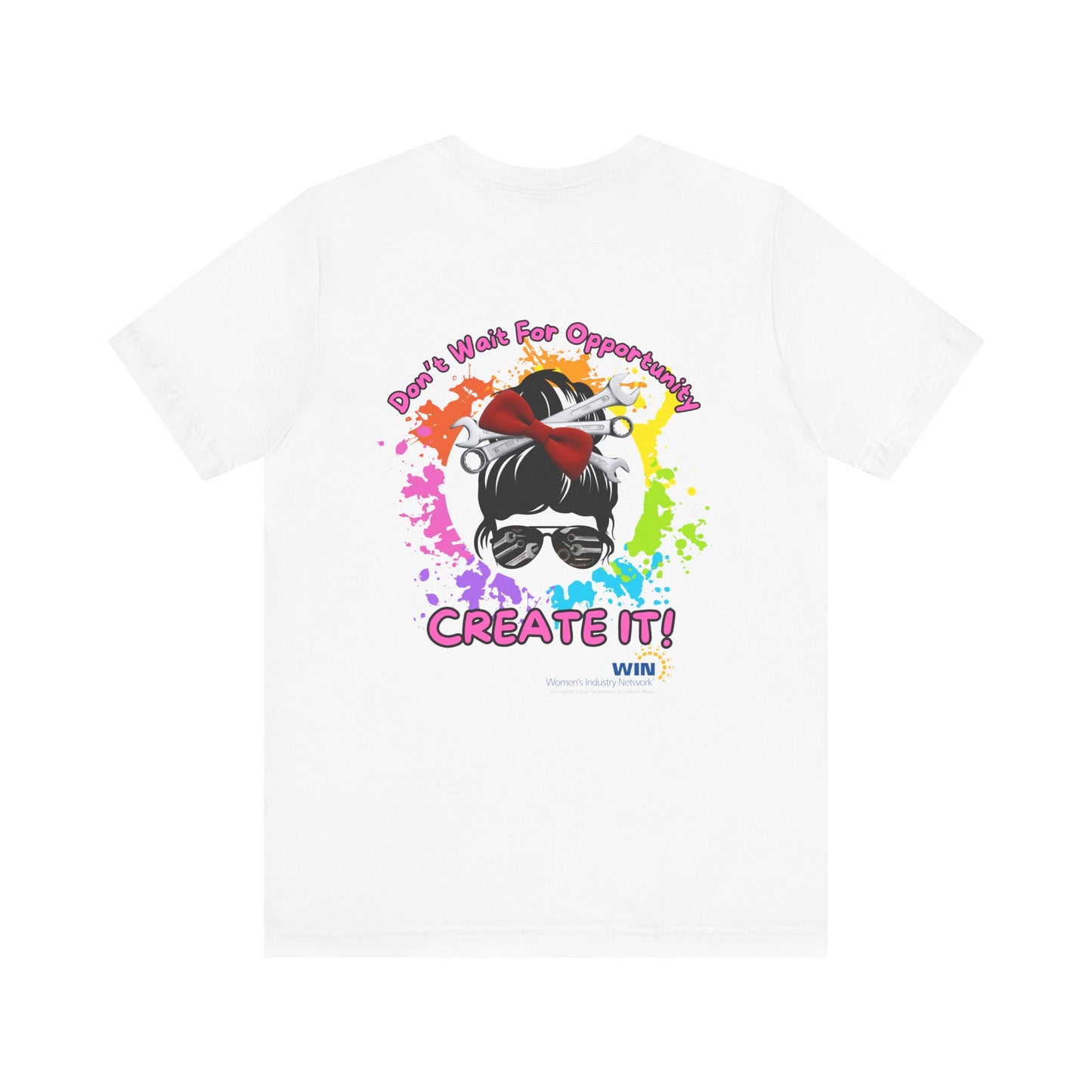 Shop Grrl - Unisex Jersey Short Sleeve Tee - Don't wait for opportunity