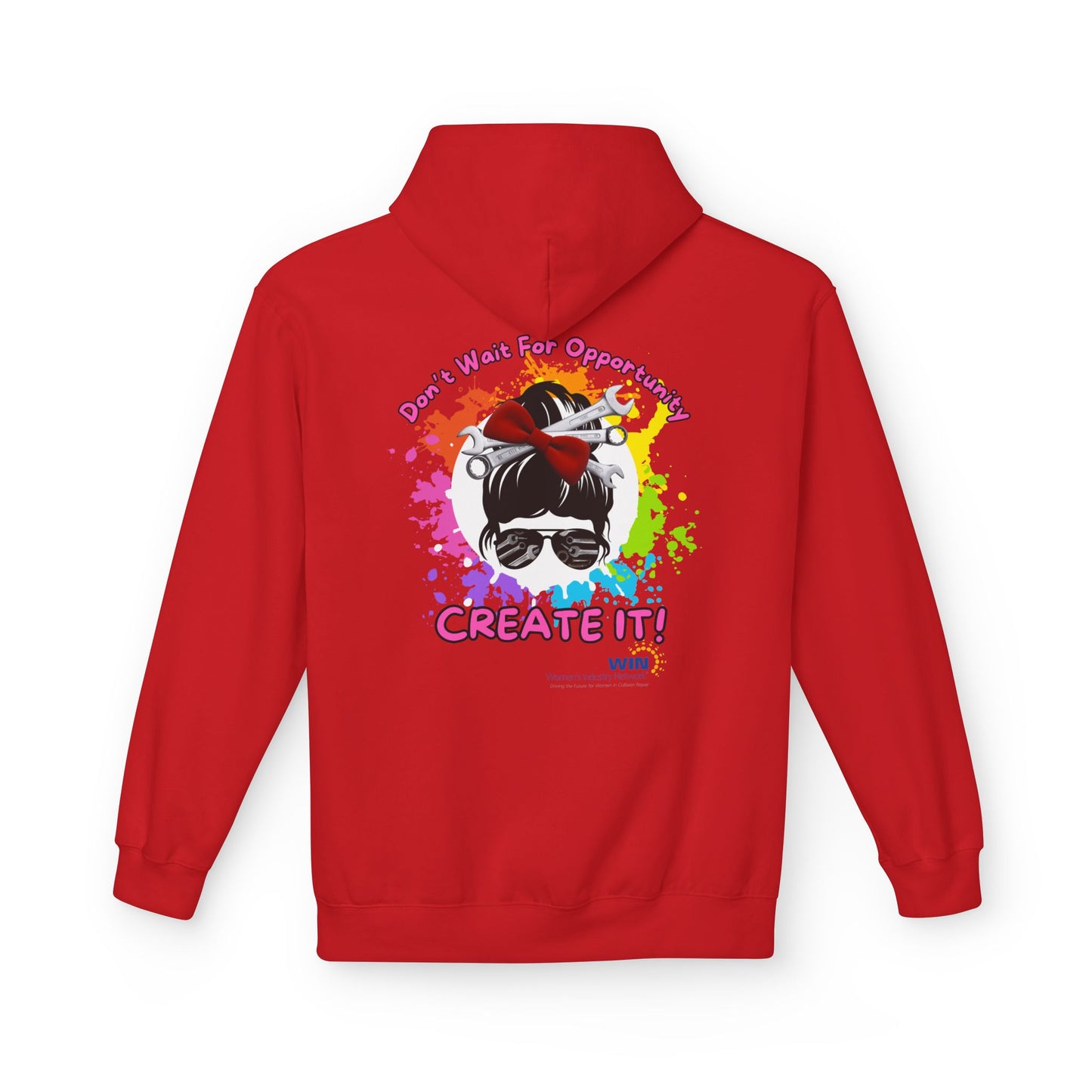 Shop Grrl - Unisex Midweight Softstyle Fleece Hoodie - Don't wait for opportunity