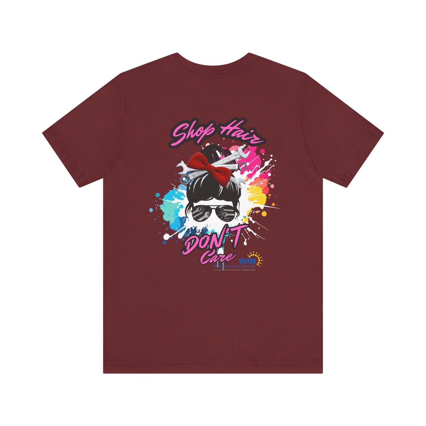 Shop Grrl - Unisex Jersey Short Sleeve Tee - Shop Hair Don't Care