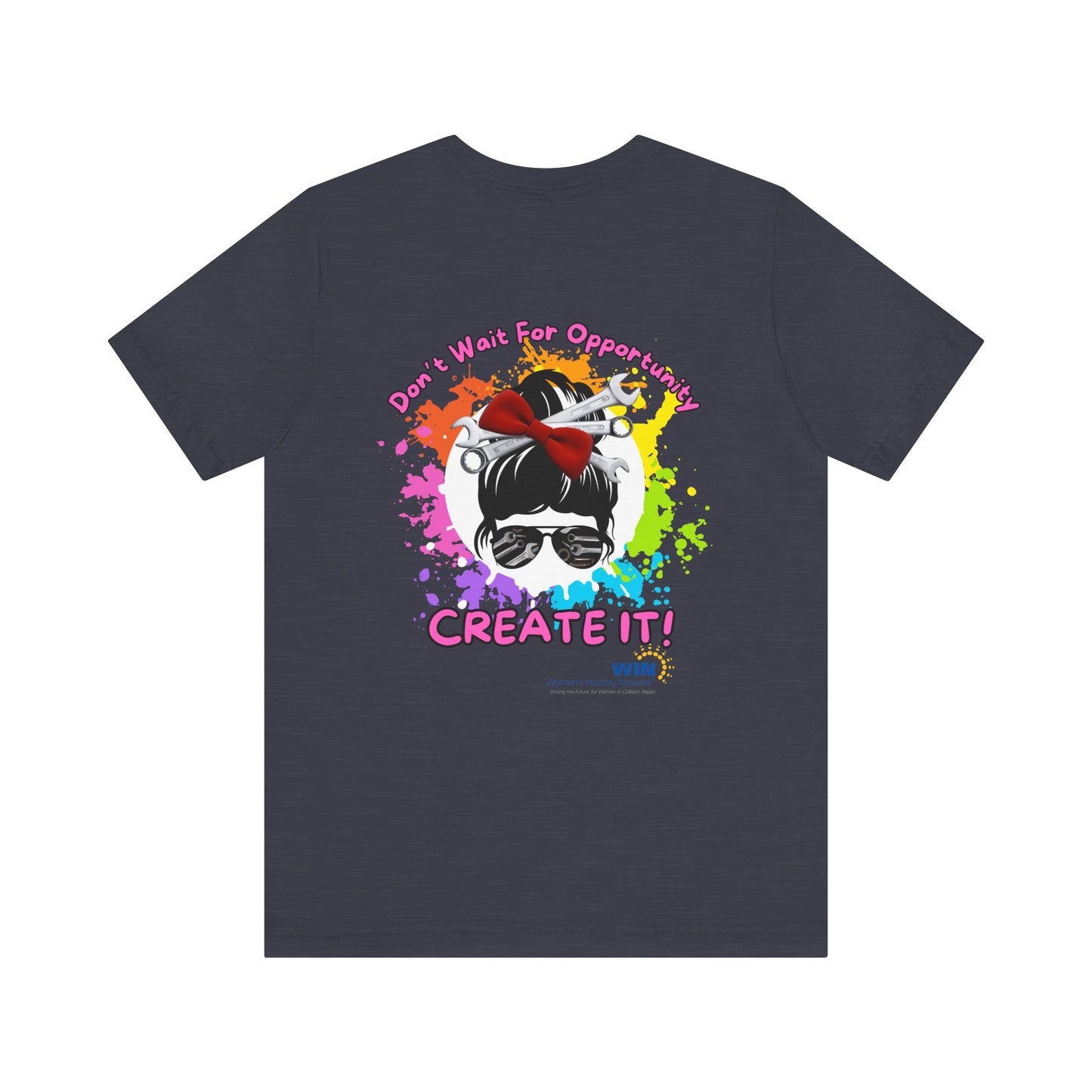 Shop Grrl - Unisex Jersey Short Sleeve Tee - Don't wait for opportunity