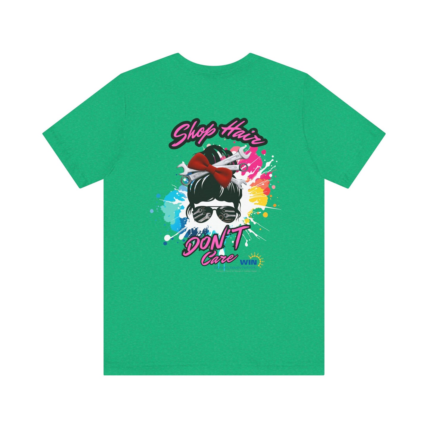 Shop Grrl - Unisex Jersey Short Sleeve Tee - Shop Hair Don't Care
