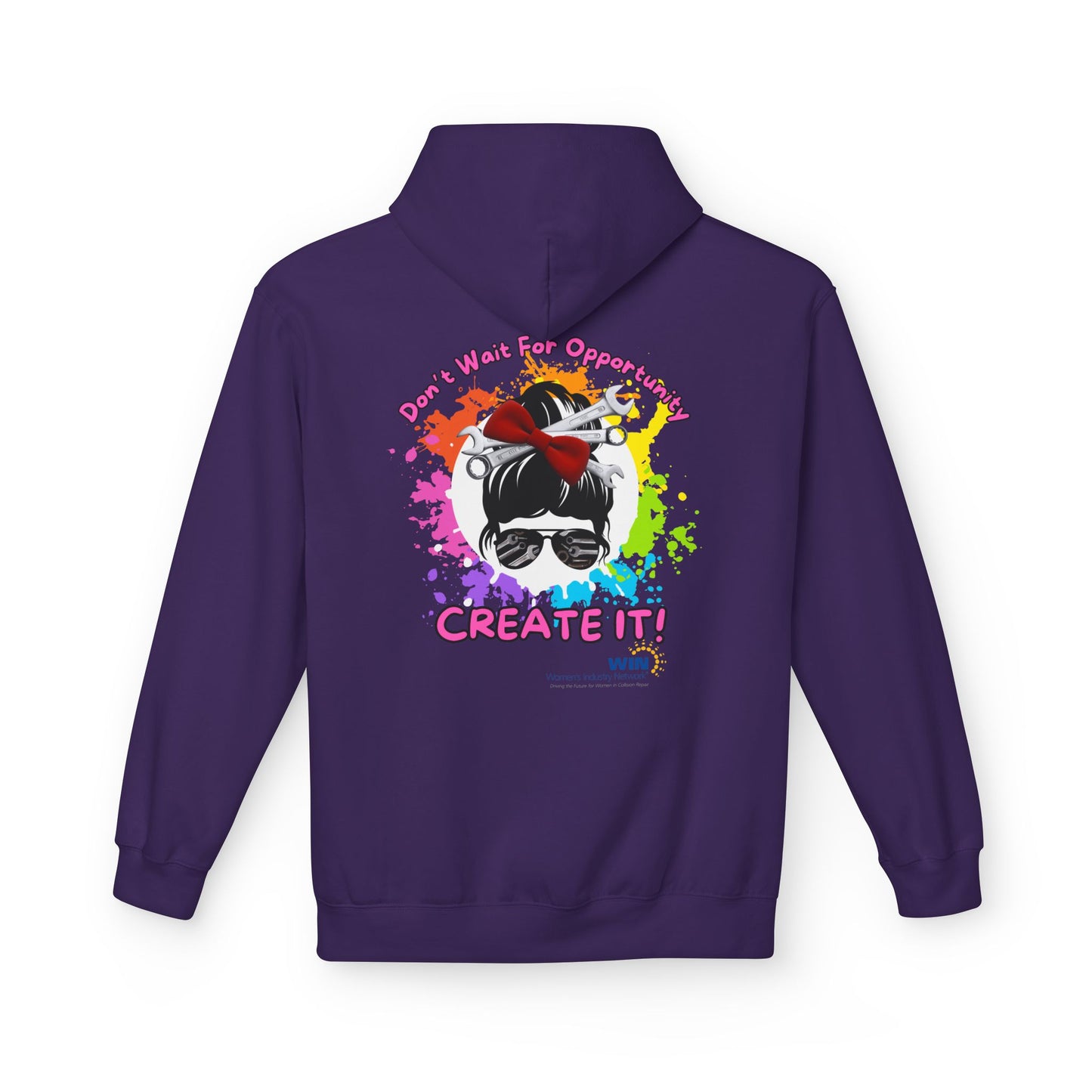 Shop Grrl - Unisex Midweight Softstyle Fleece Hoodie - Don't wait for opportunity