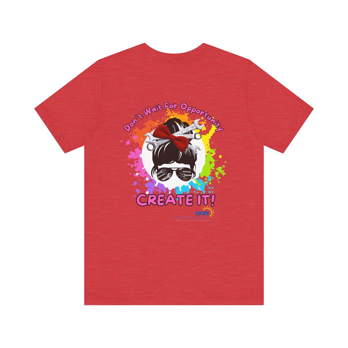 Shop Grrl - Unisex Jersey Short Sleeve Tee - Don't wait for opportunity