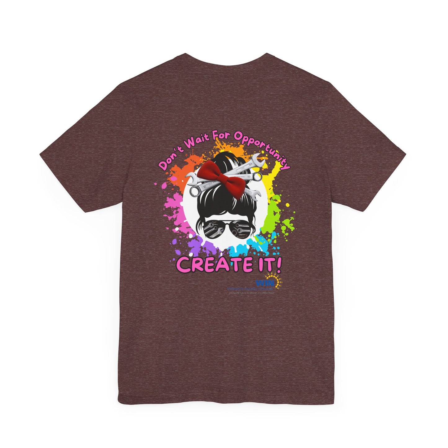Shop Grrl - Unisex Jersey Short Sleeve Tee - Don't wait for opportunity