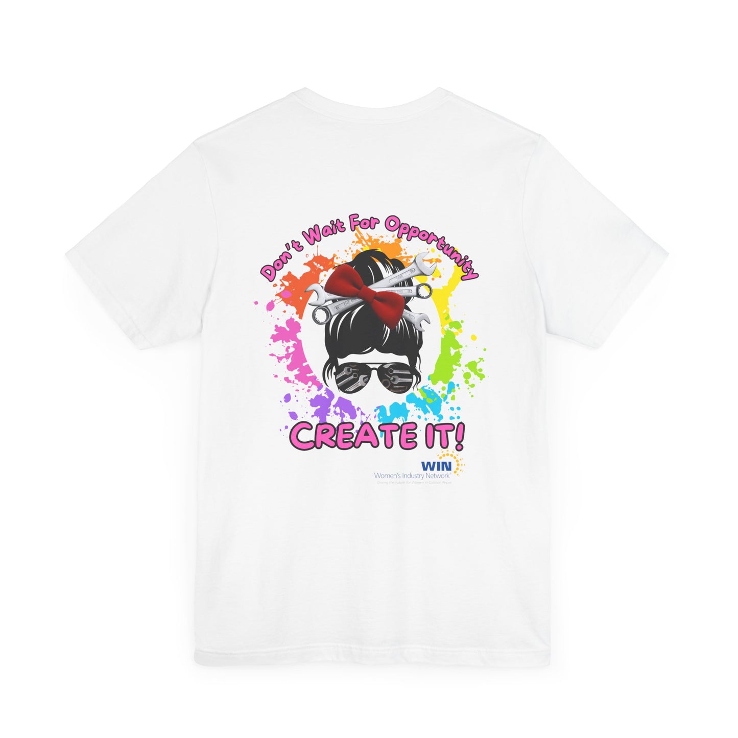 Shop Grrl - Unisex Jersey Short Sleeve Tee - Don't wait for opportunity