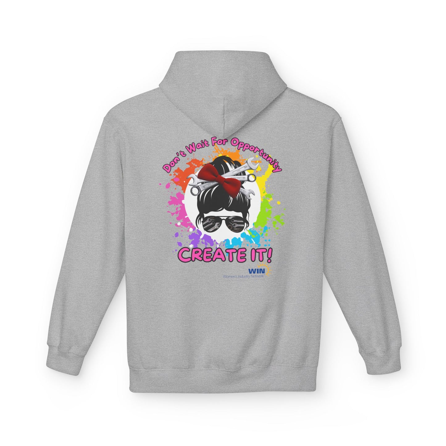 Shop Grrl - Unisex Midweight Softstyle Fleece Hoodie - Don't wait for opportunity