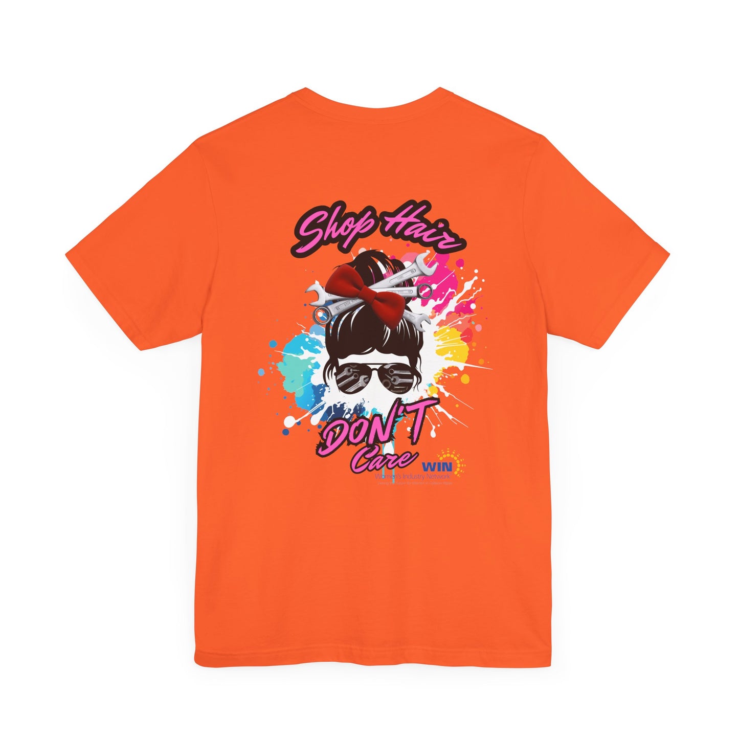 Shop Grrl - Unisex Jersey Short Sleeve Tee - Shop Hair Don't Care