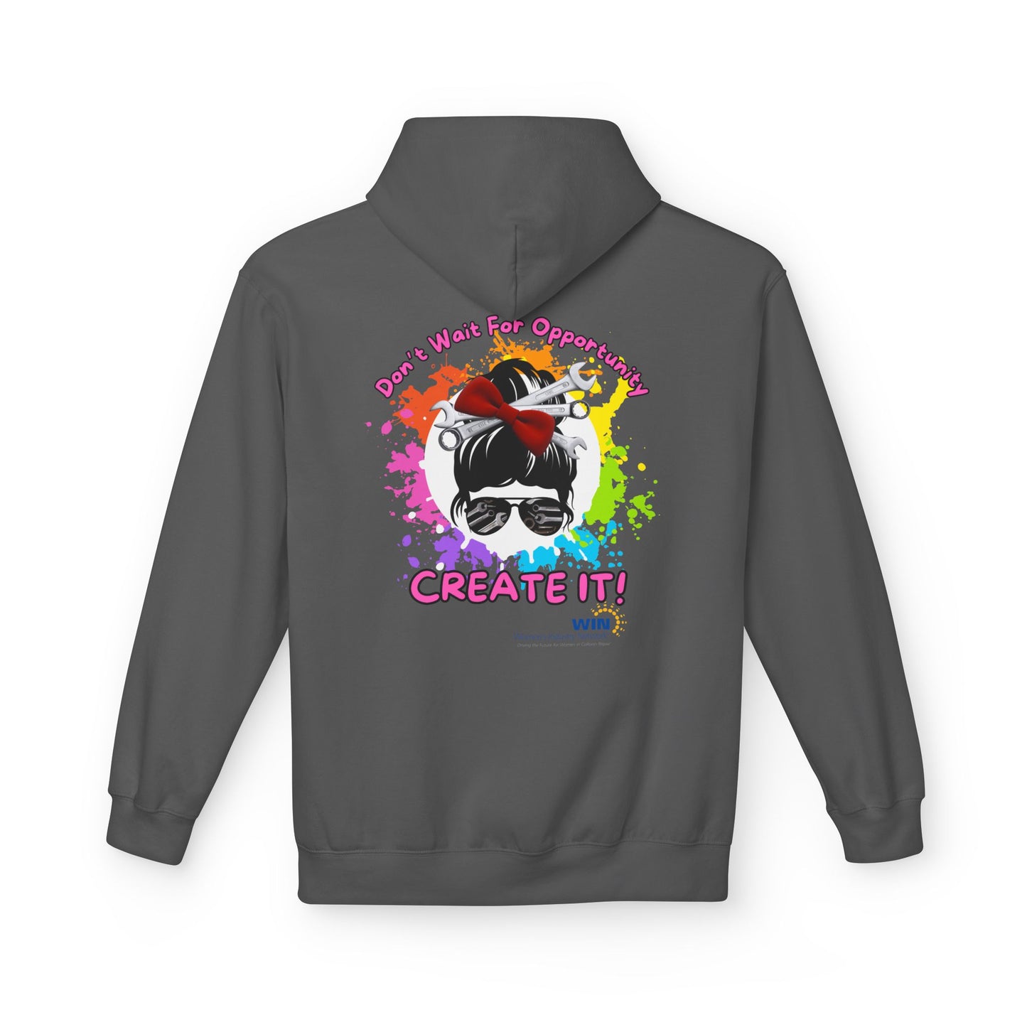 Shop Grrl - Unisex Midweight Softstyle Fleece Hoodie - Don't wait for opportunity