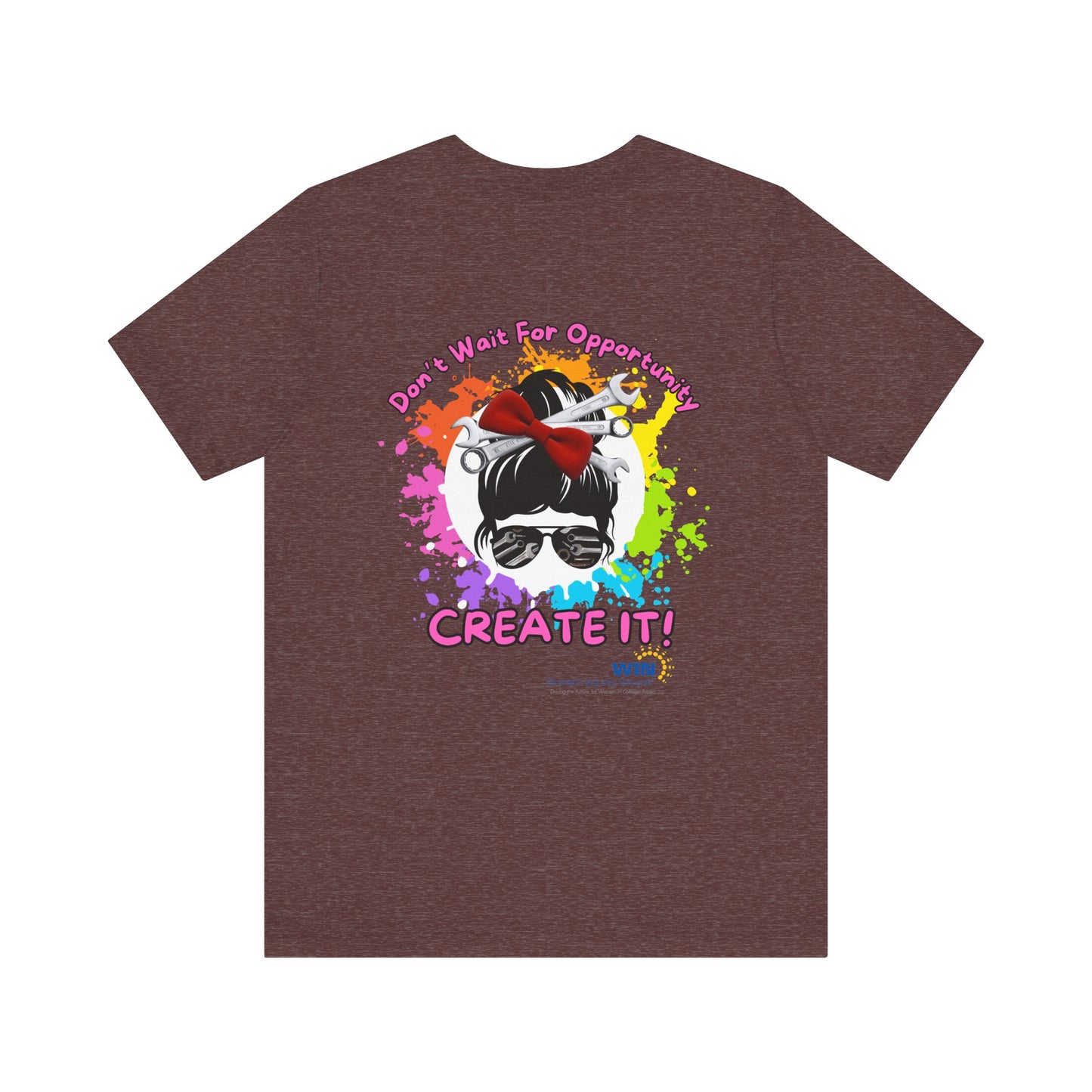 Shop Grrl - Unisex Jersey Short Sleeve Tee - Don't wait for opportunity