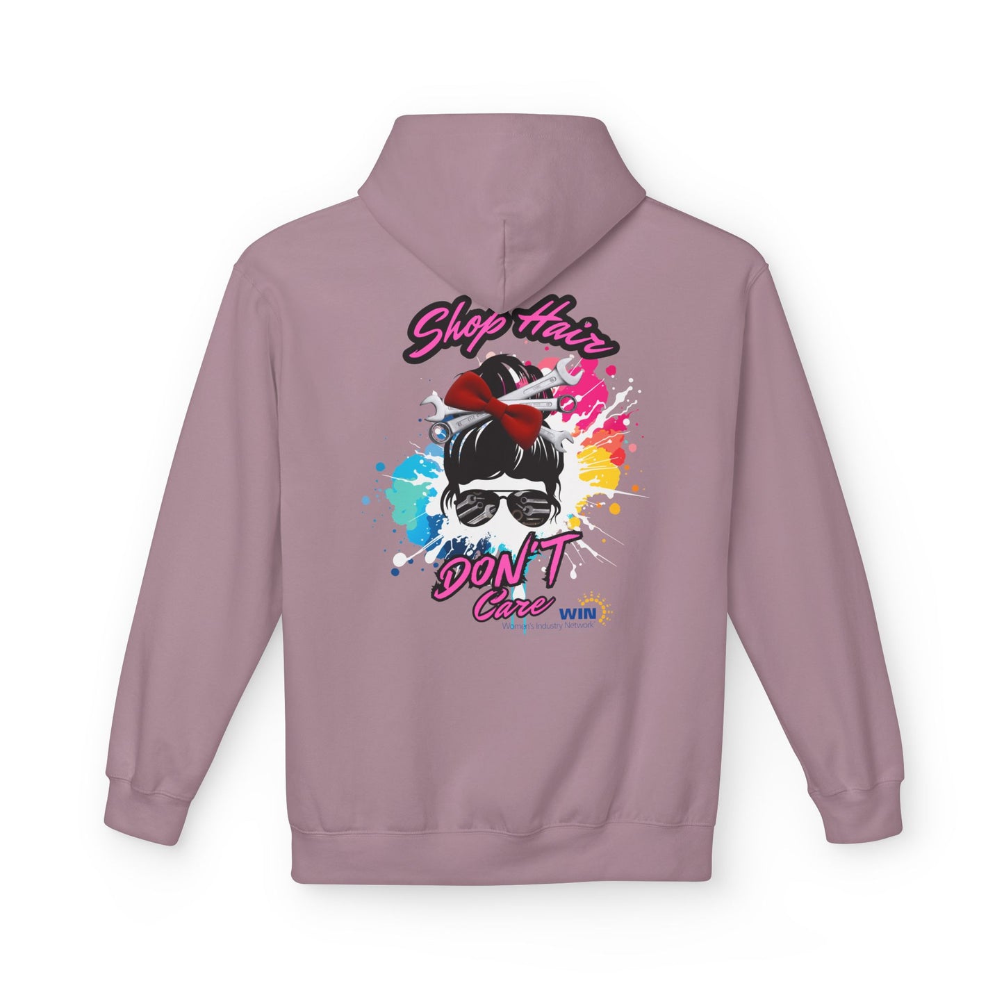Shop Grrl - Unisex Midweight Softstyle Fleece Hoodie - Shop Hair Don't Care