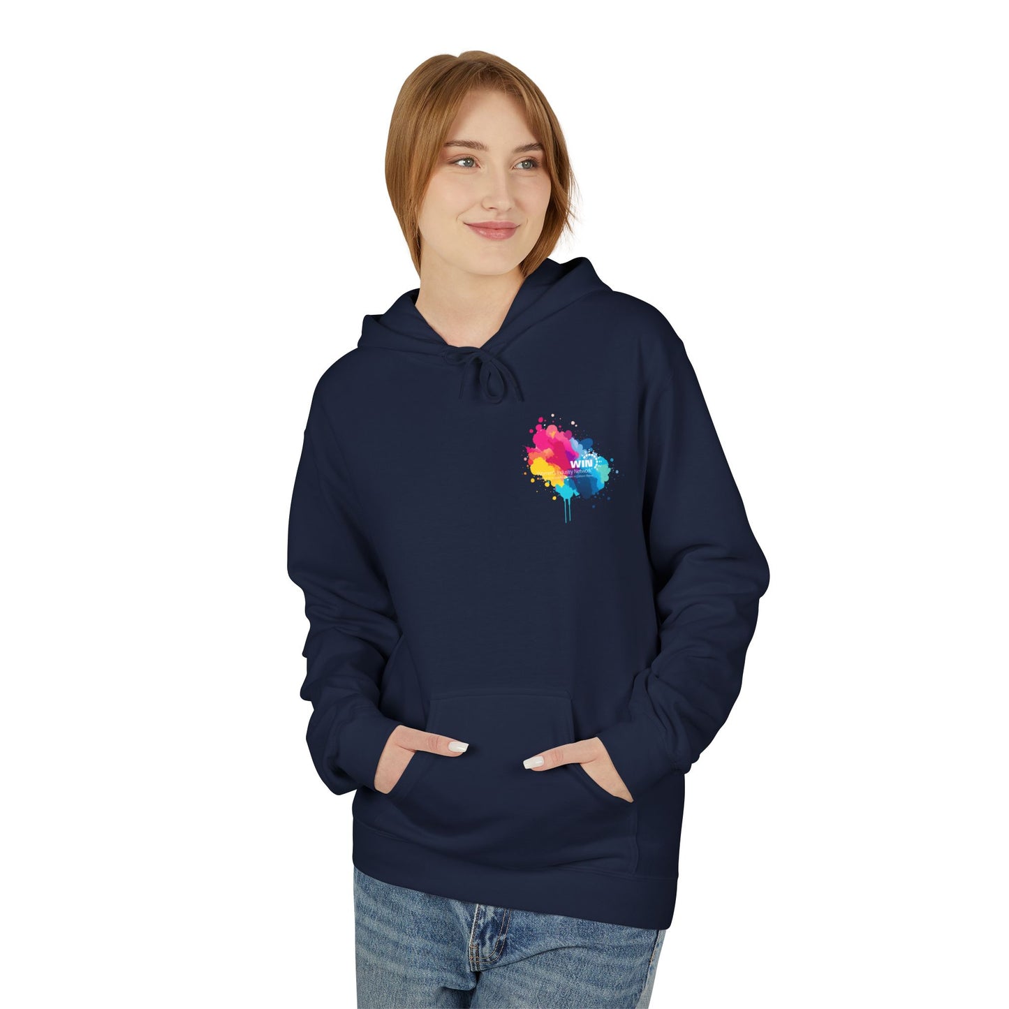 Shop Grrl - Unisex Midweight Softstyle Fleece Hoodie - Shop Hair Don't Care