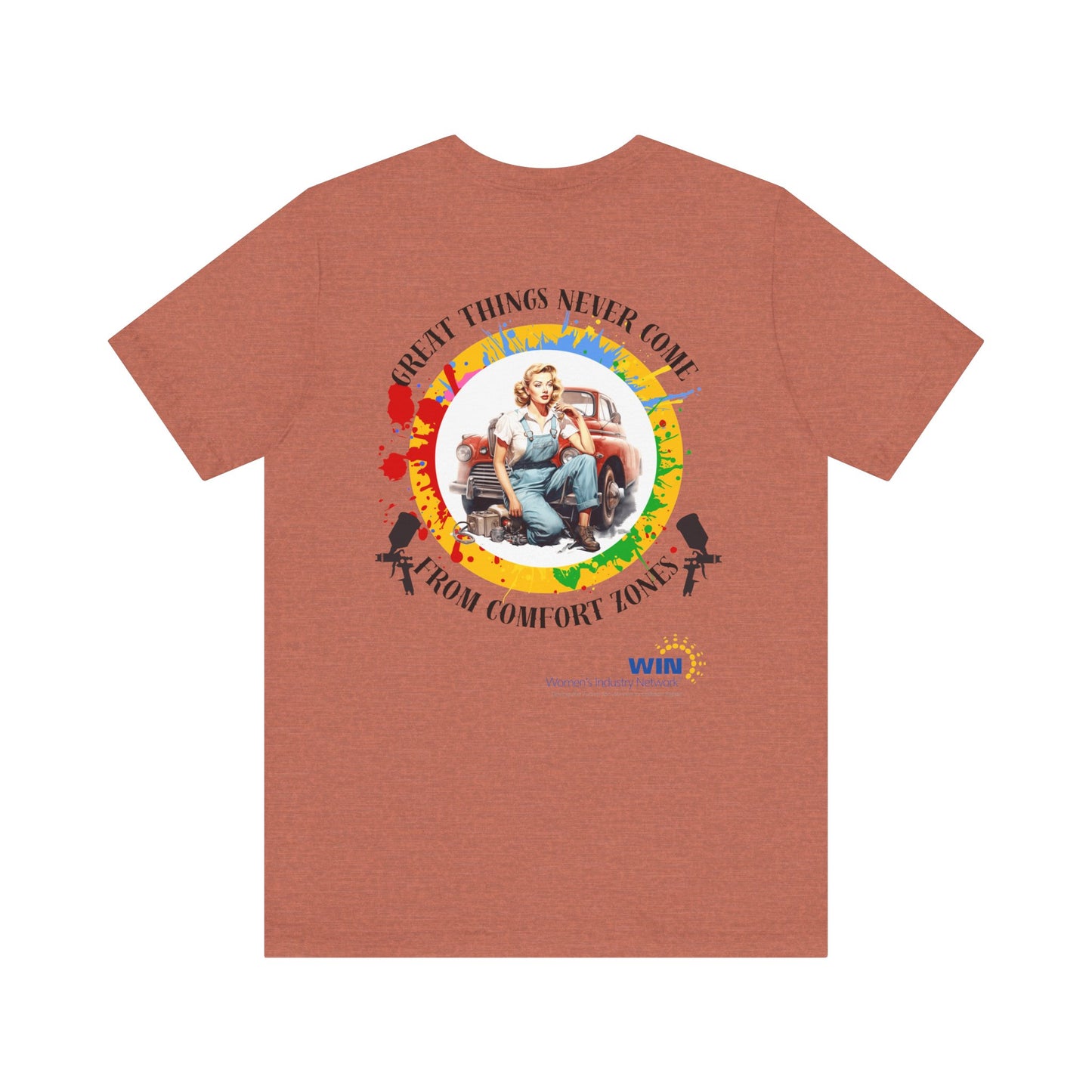 Shop Grrl - Unisex Jersey Short Sleeve Tee - Comfort Zones