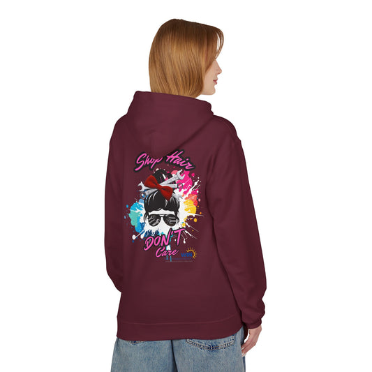 Shop Grrl - Unisex Midweight Softstyle Fleece Hoodie - Shop Hair Don't Care