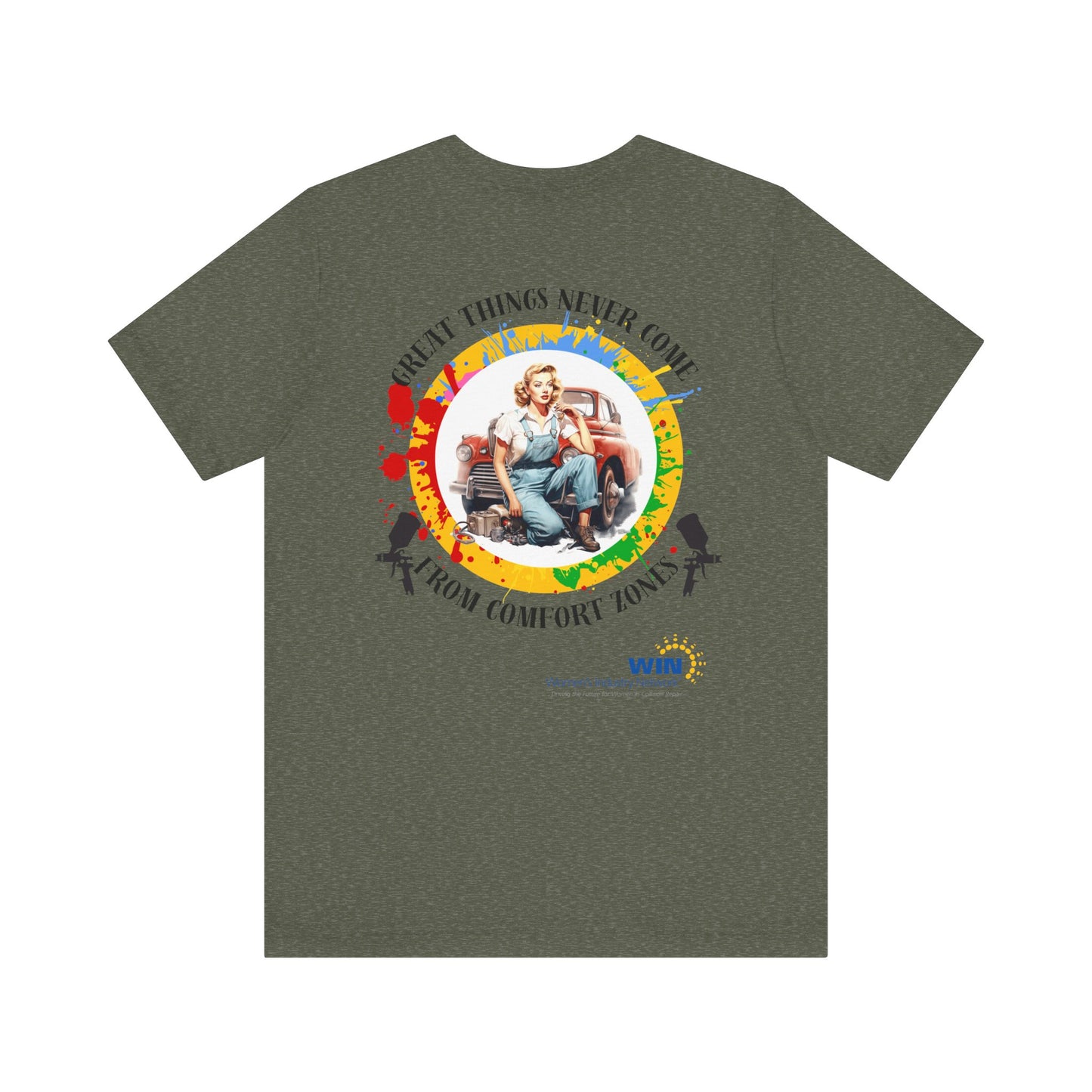 Shop Grrl - Unisex Jersey Short Sleeve Tee - Comfort Zones