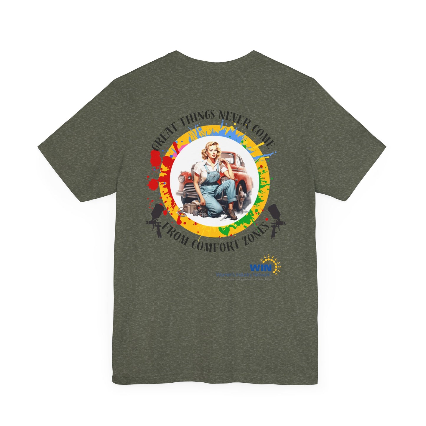 Shop Grrl - Unisex Jersey Short Sleeve Tee - Comfort Zones