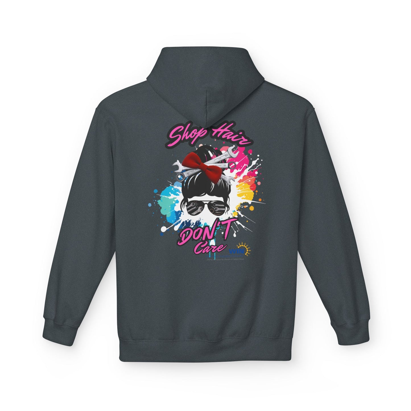 Shop Grrl - Unisex Midweight Softstyle Fleece Hoodie - Shop Hair Don't Care