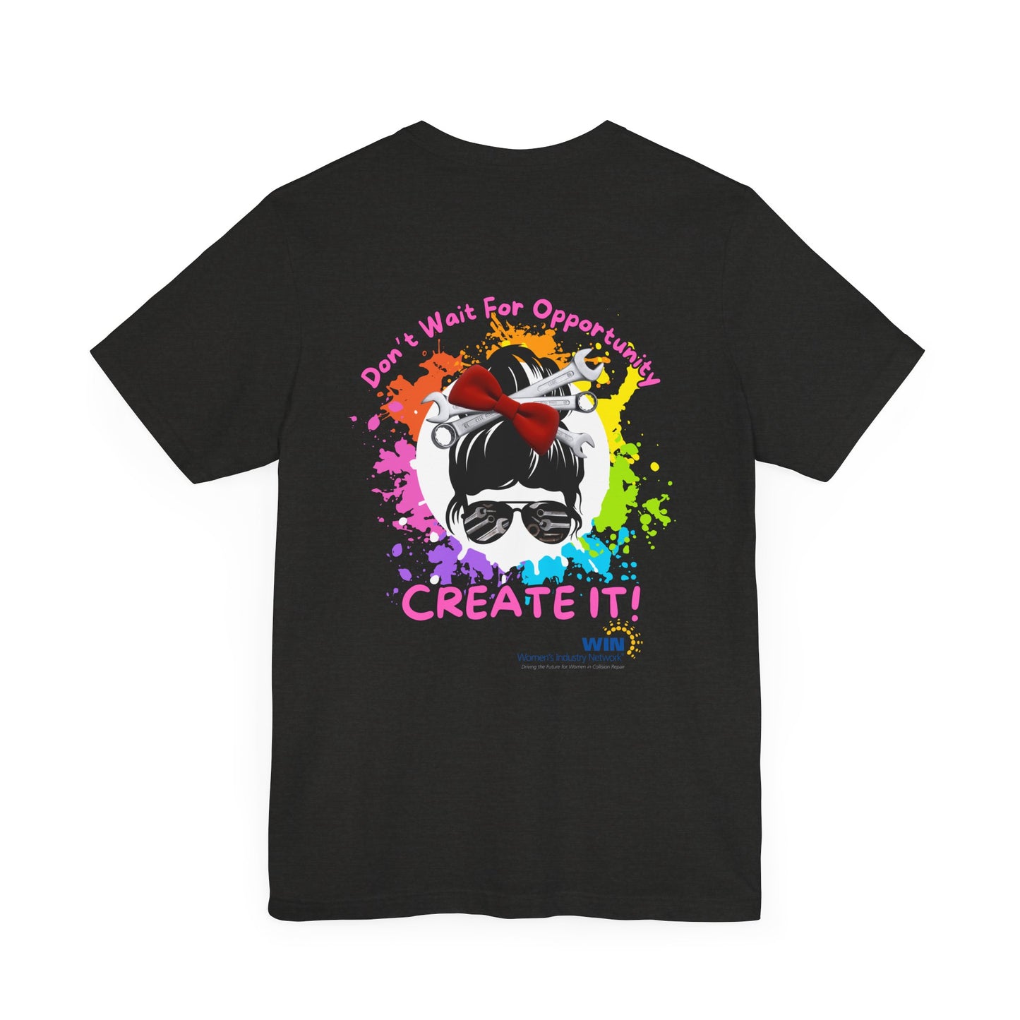 Shop Grrl - Unisex Jersey Short Sleeve Tee - Don't wait for opportunity