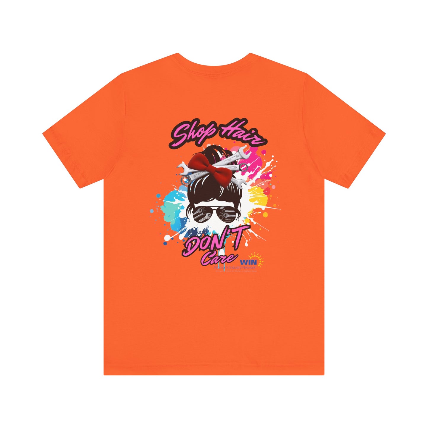 Shop Grrl - Unisex Jersey Short Sleeve Tee - Shop Hair Don't Care
