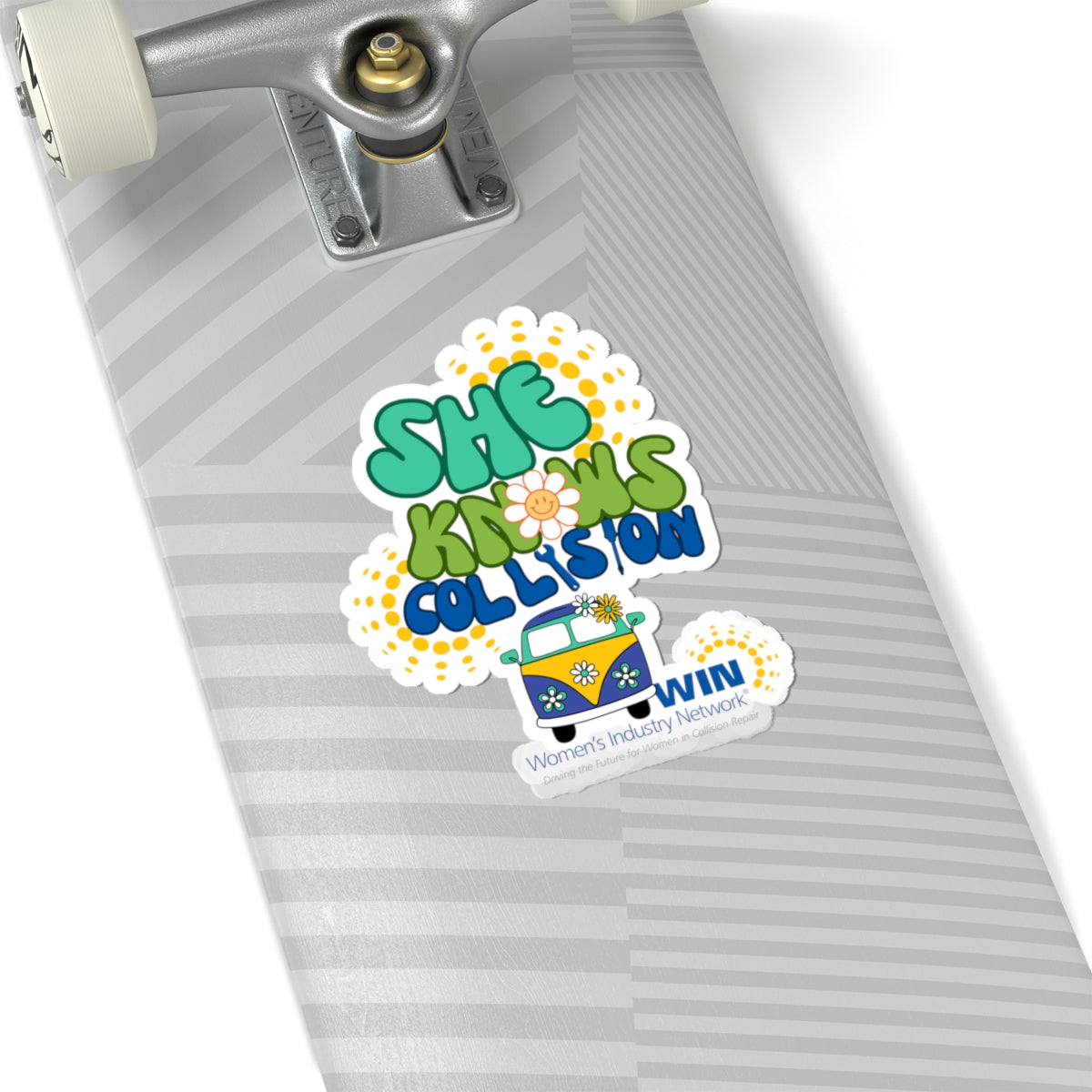 She Knows Collision - Kiss-Cut Stickers
