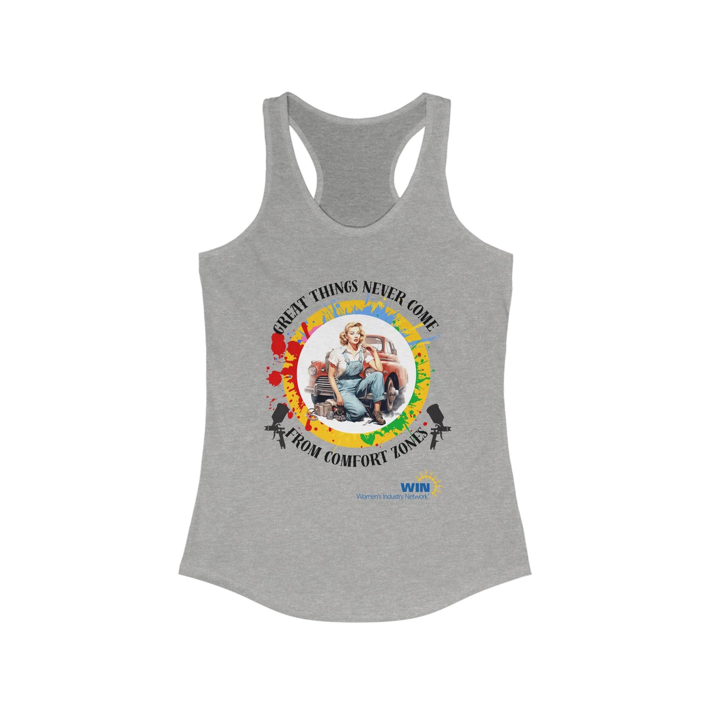 Shop Grrl - Women's Ideal Racerback Tank - Comfort Zones