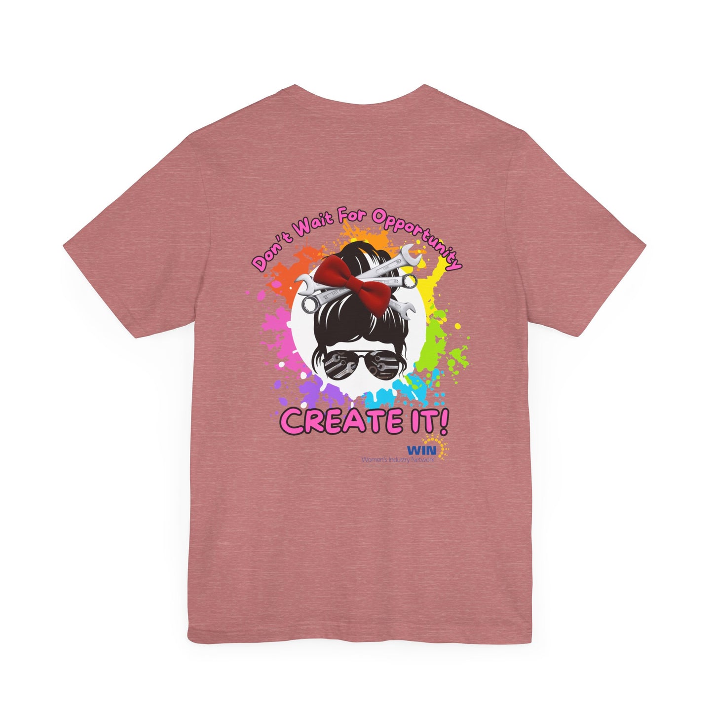 Shop Grrl - Unisex Jersey Short Sleeve Tee - Don't wait for opportunity