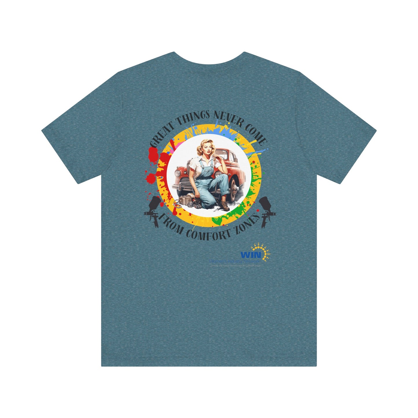 Shop Grrl - Unisex Jersey Short Sleeve Tee - Comfort Zones