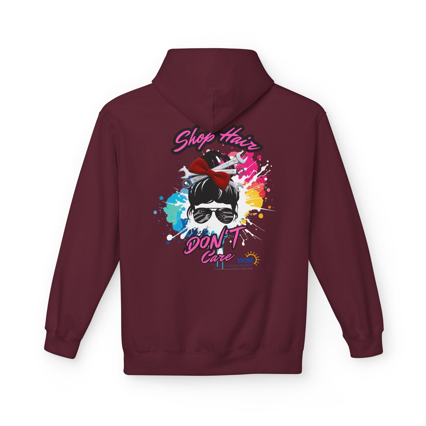 Shop Grrl - Unisex Midweight Softstyle Fleece Hoodie - Shop Hair Don't Care