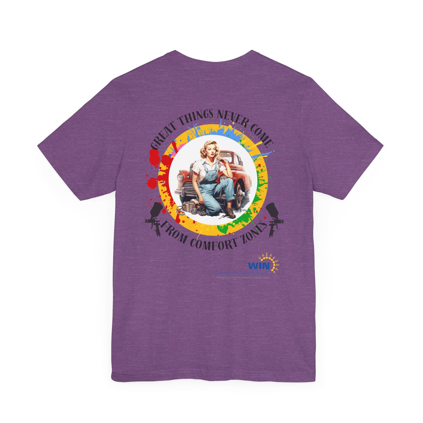 Shop Grrl - Unisex Jersey Short Sleeve Tee - Comfort Zones