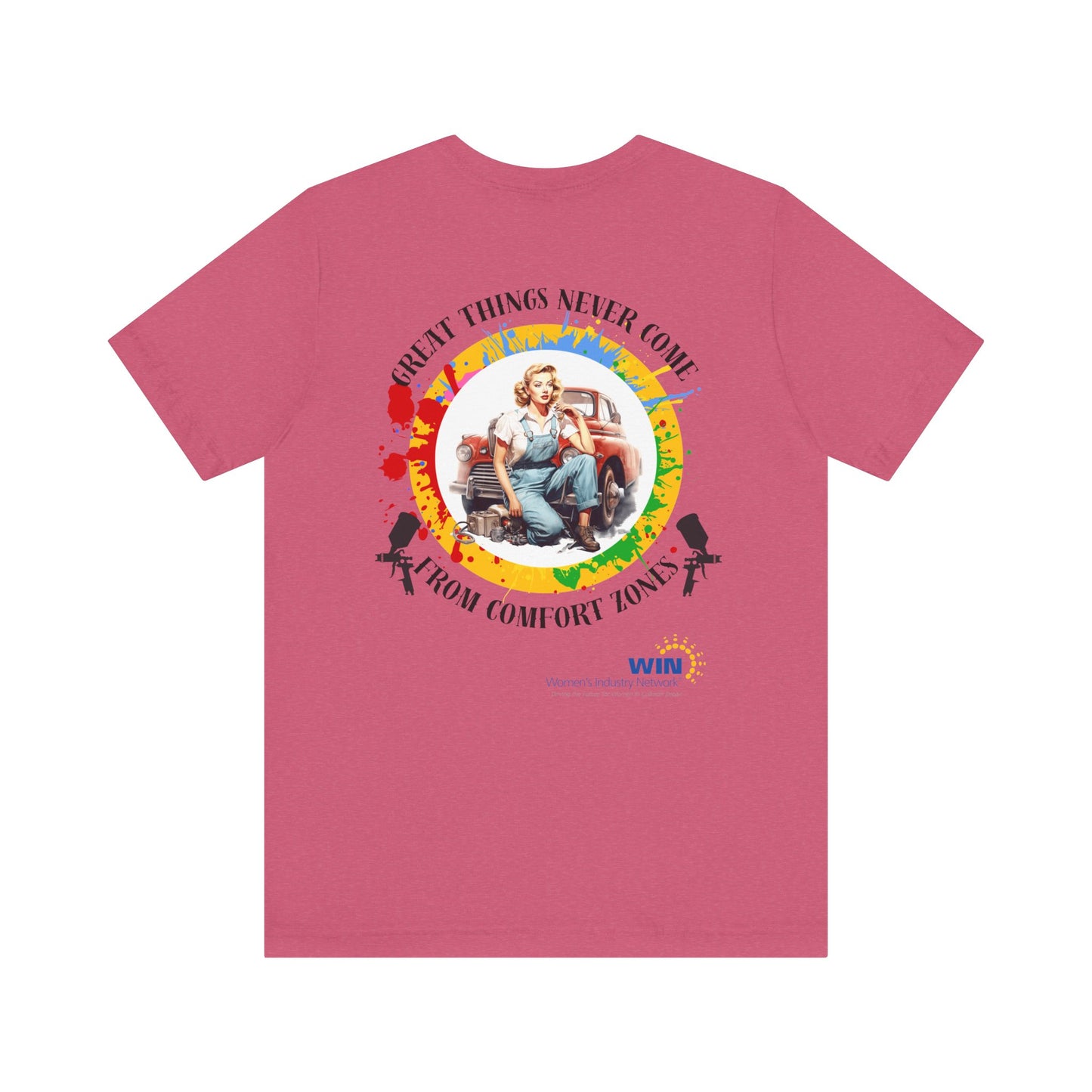 Shop Grrl - Unisex Jersey Short Sleeve Tee - Comfort Zones