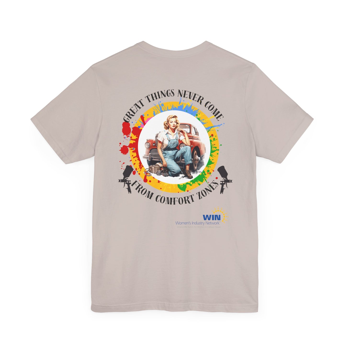 Shop Grrl - Unisex Jersey Short Sleeve Tee - Comfort Zones