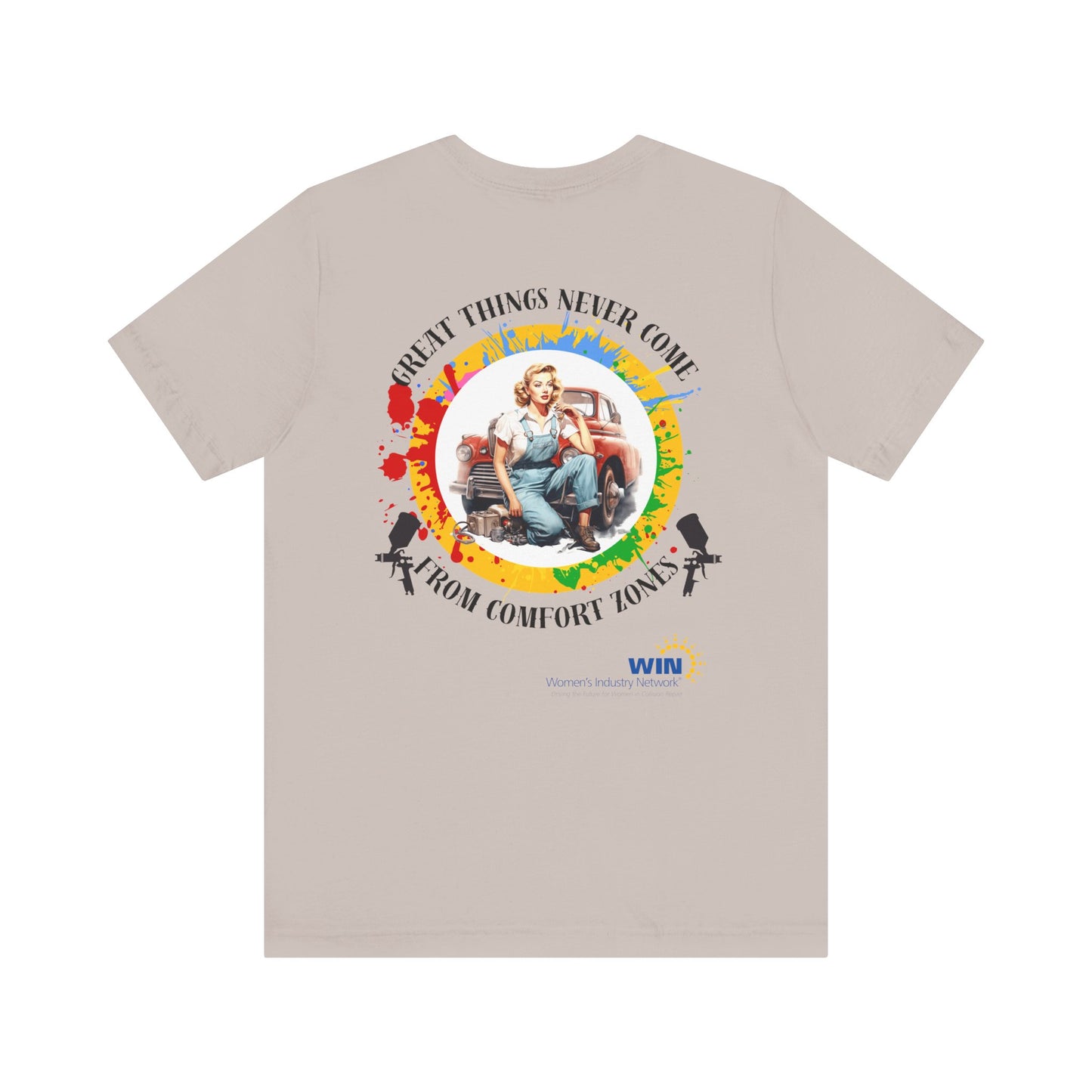 Shop Grrl - Unisex Jersey Short Sleeve Tee - Comfort Zones