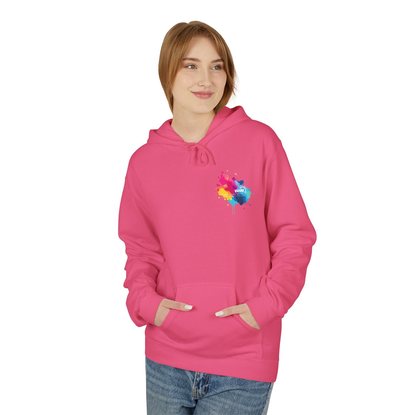 Shop Grrl - Unisex Midweight Softstyle Fleece Hoodie - Shop Hair Don't Care