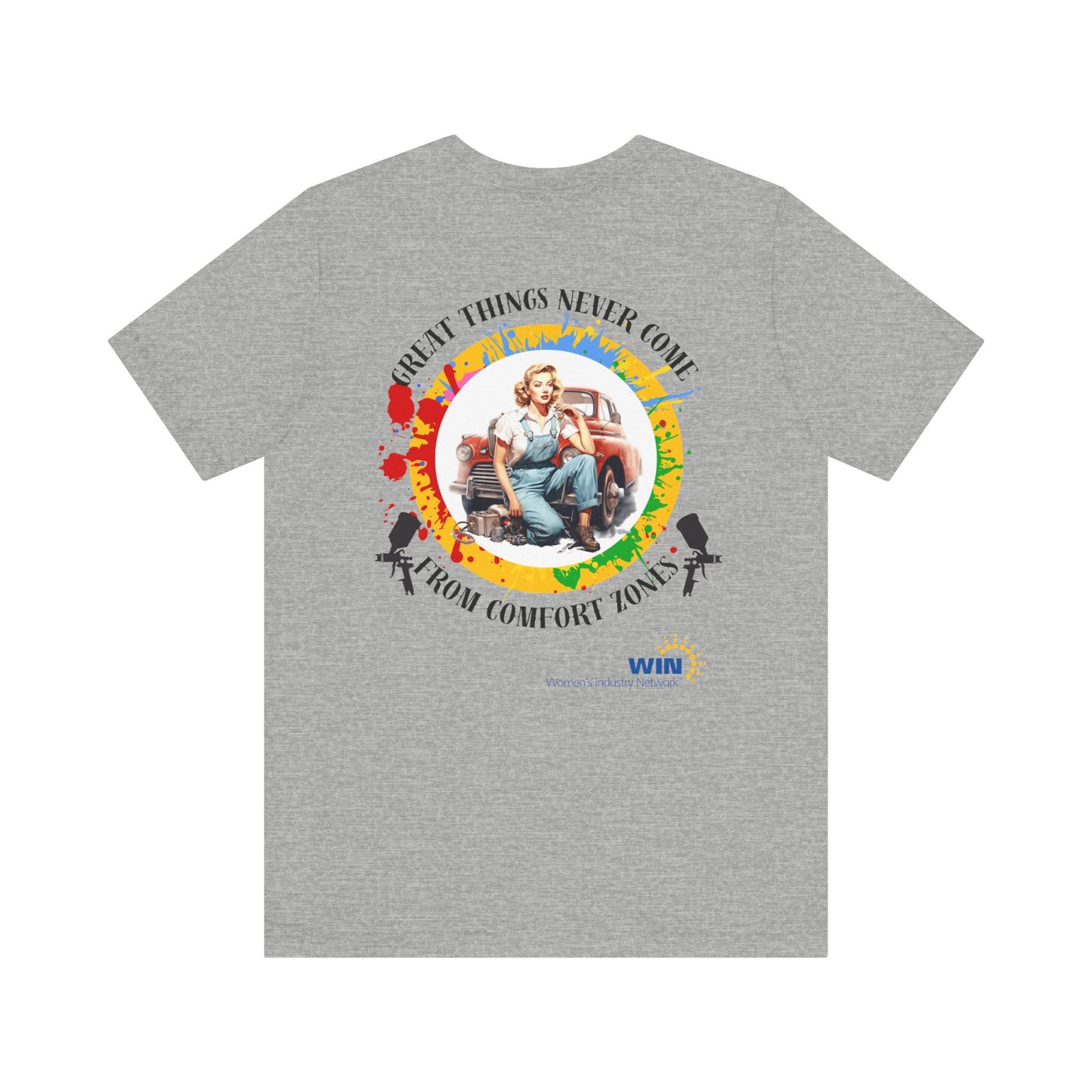 Shop Grrl - Unisex Jersey Short Sleeve Tee - Comfort Zones
