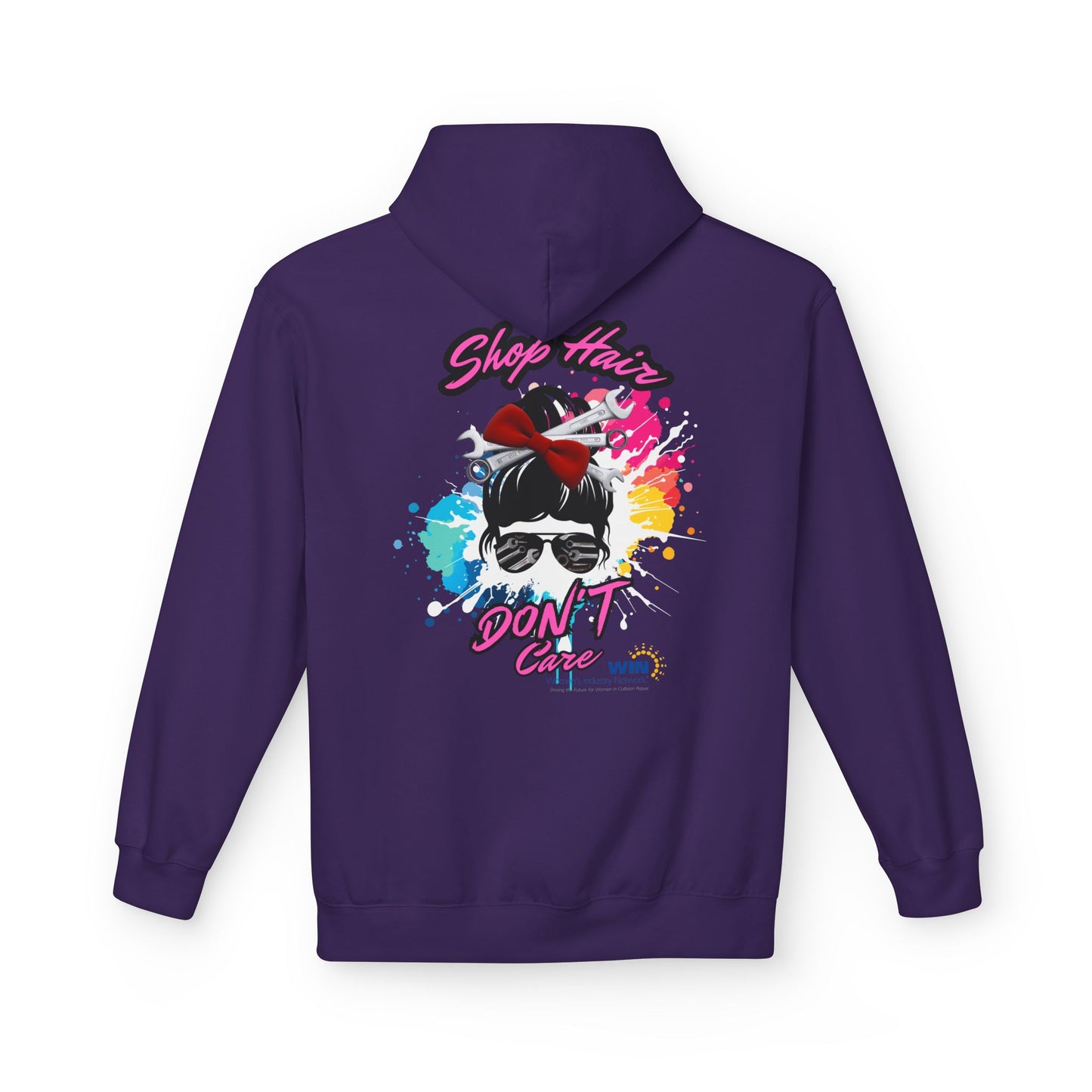 Shop Grrl - Unisex Midweight Softstyle Fleece Hoodie - Shop Hair Don't Care