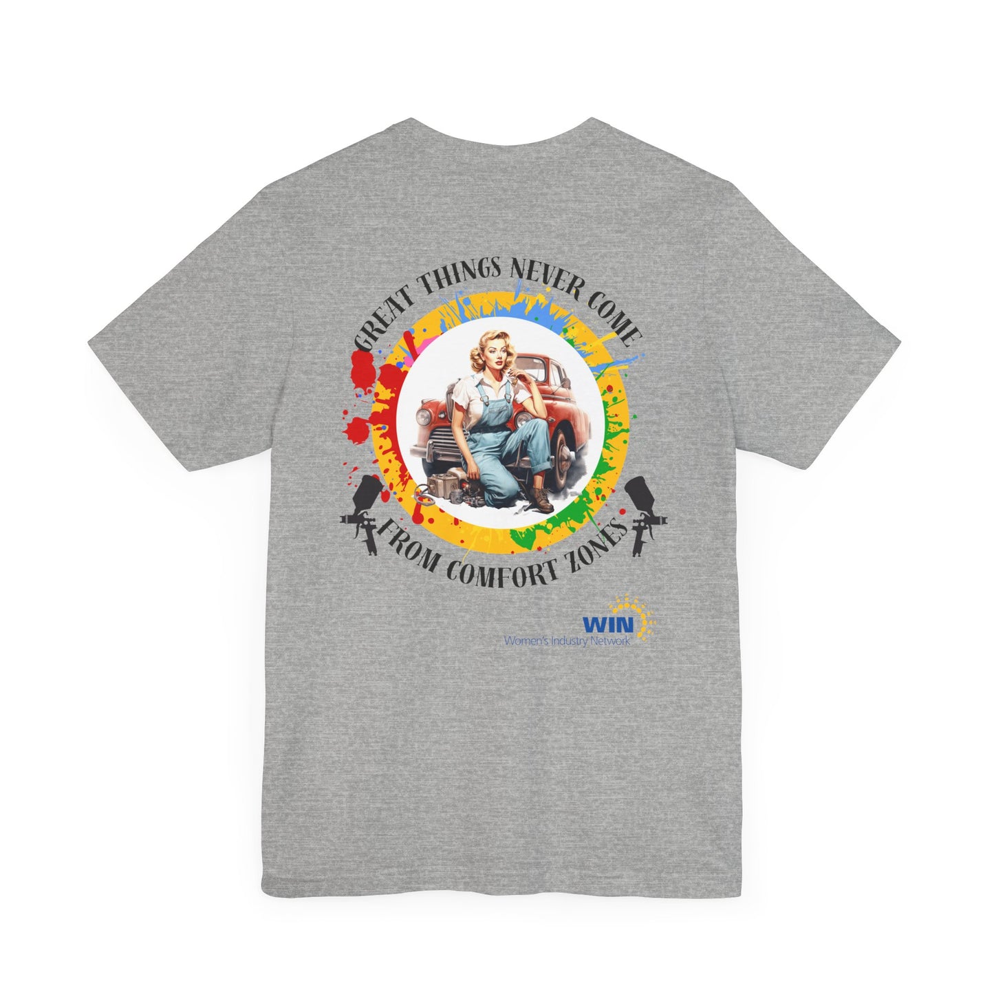Shop Grrl - Unisex Jersey Short Sleeve Tee - Comfort Zones