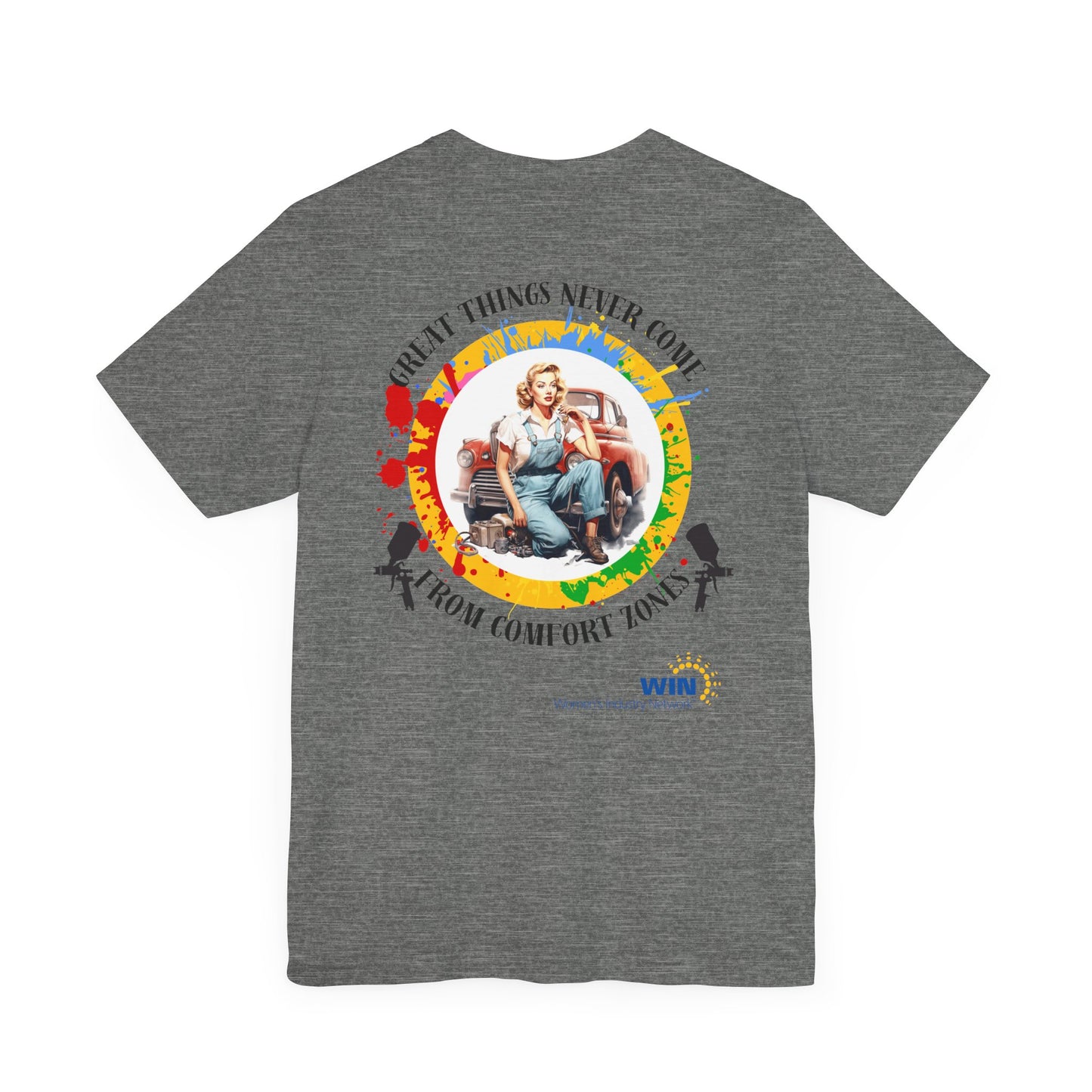 Shop Grrl - Unisex Jersey Short Sleeve Tee - Comfort Zones