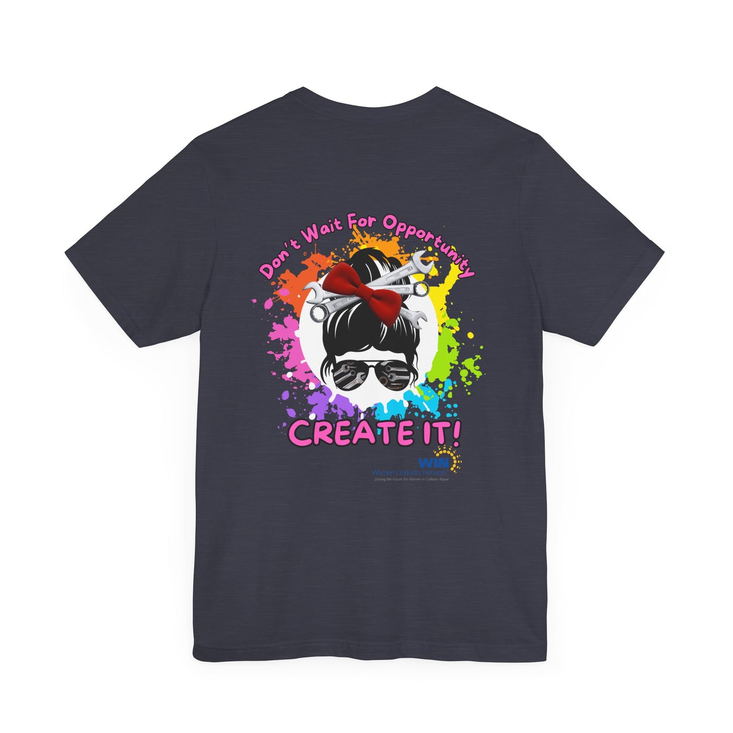 Shop Grrl - Unisex Jersey Short Sleeve Tee - Don't wait for opportunity