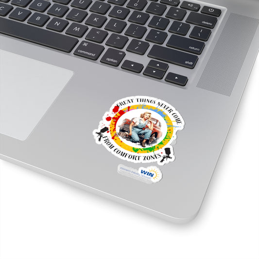 Shop Grrl - Kiss-Cut Stickers - Comfort Zones