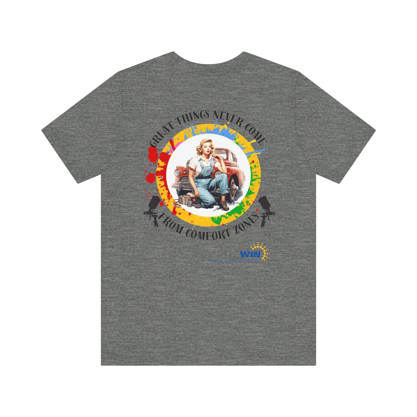 Shop Grrl - Unisex Jersey Short Sleeve Tee - Comfort Zones