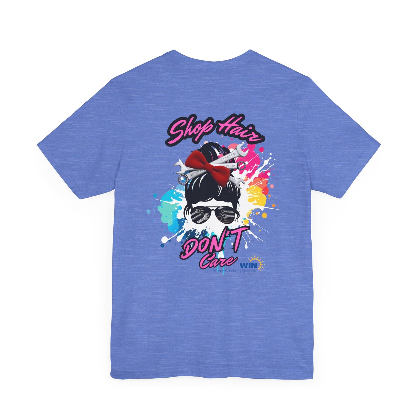 Shop Grrl - Unisex Jersey Short Sleeve Tee - Shop Hair Don't Care